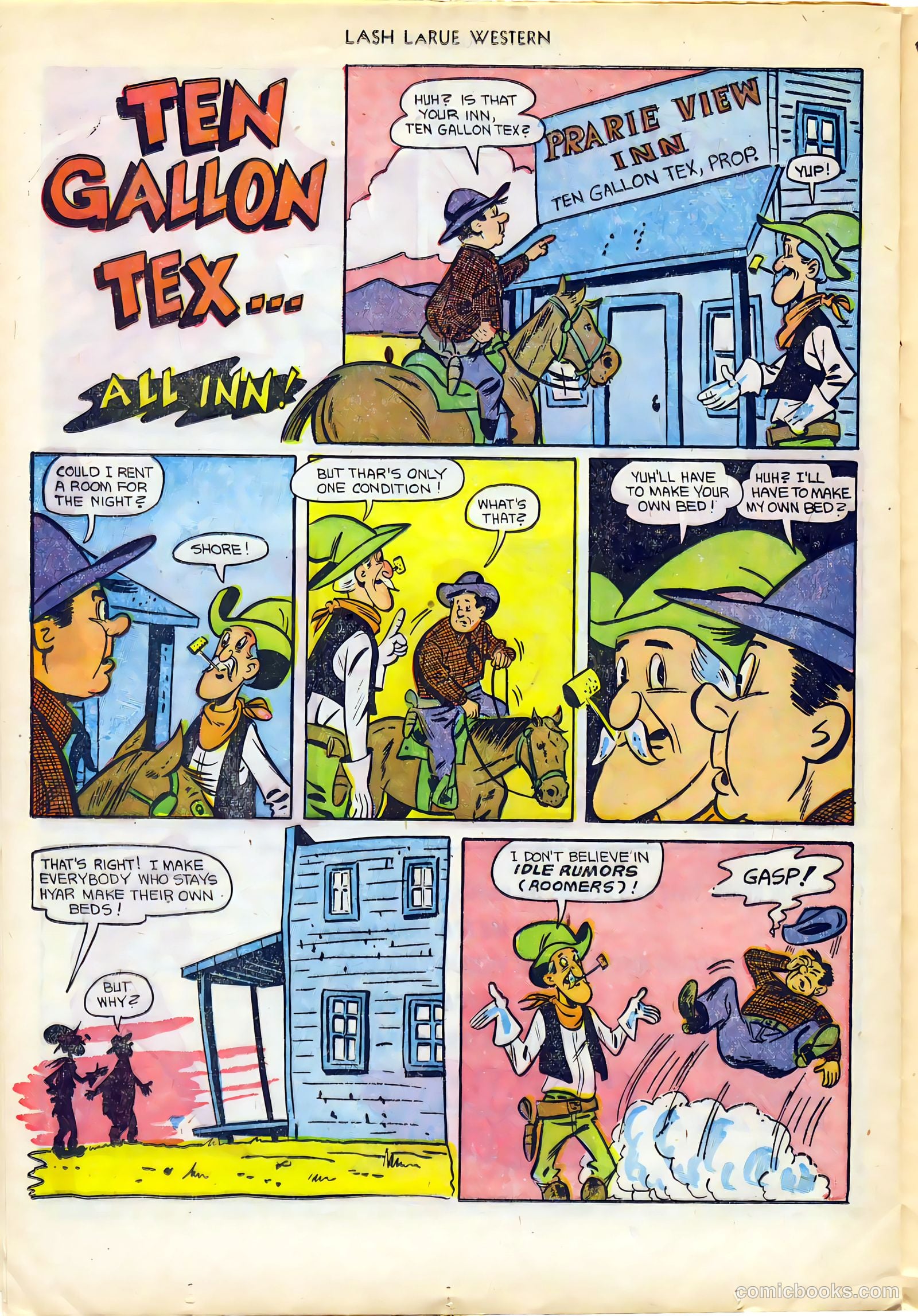 Lash LaRue Western #29 (1952) — page 24 of 36