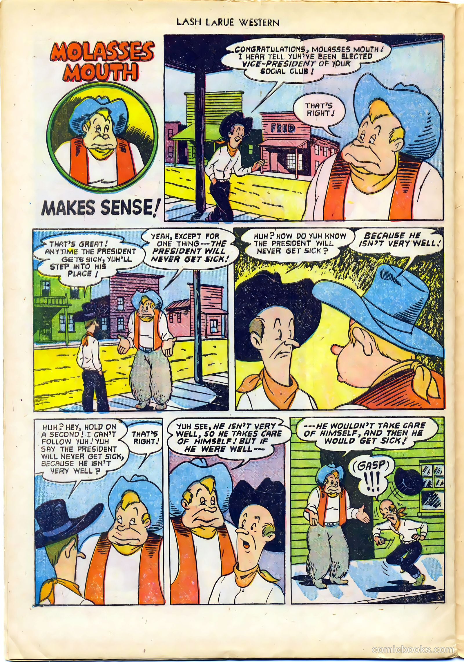 Lash LaRue Western #29 (1952) — page 28 of 36