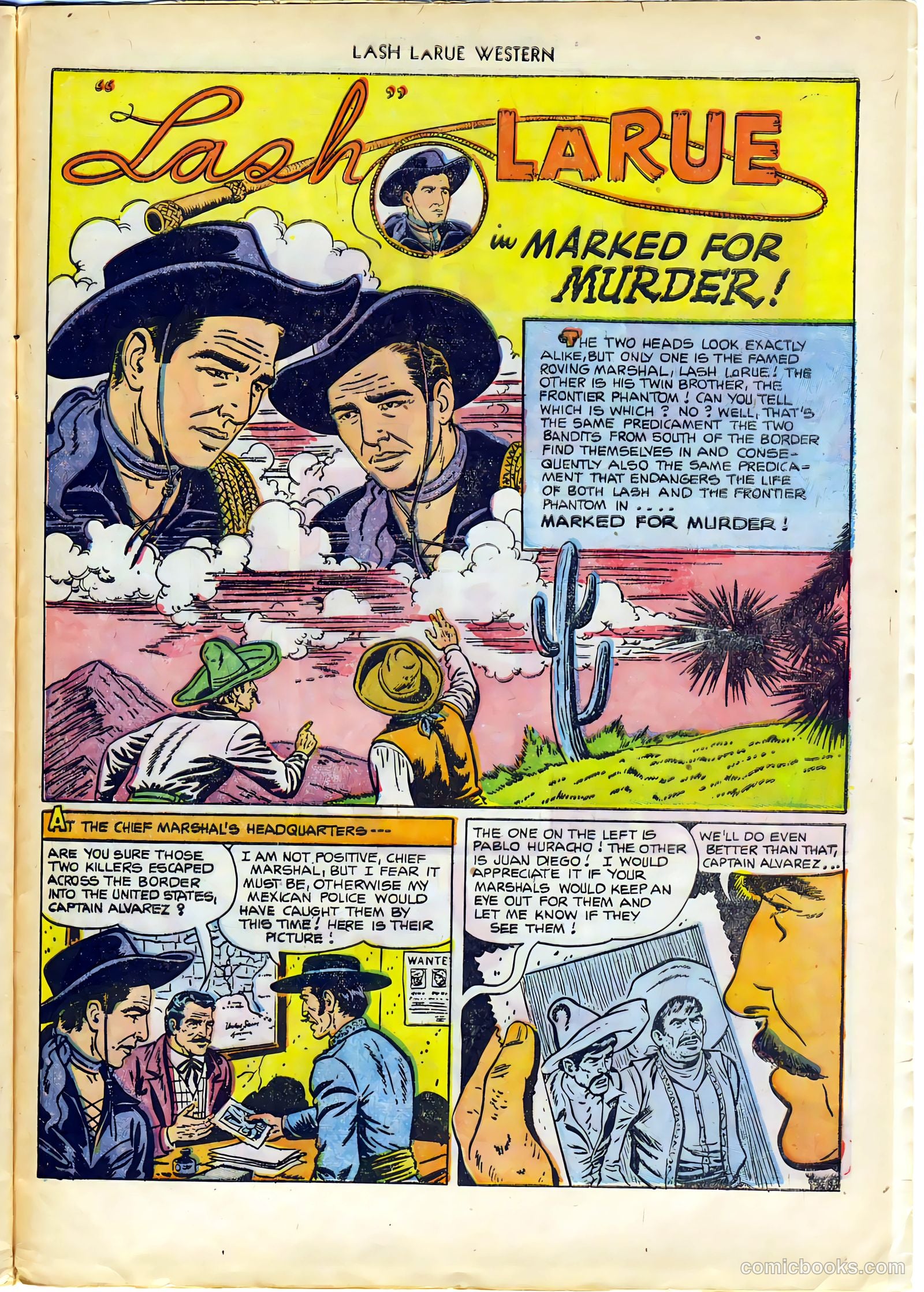Lash LaRue Western #29 (1952) — page 29 of 36