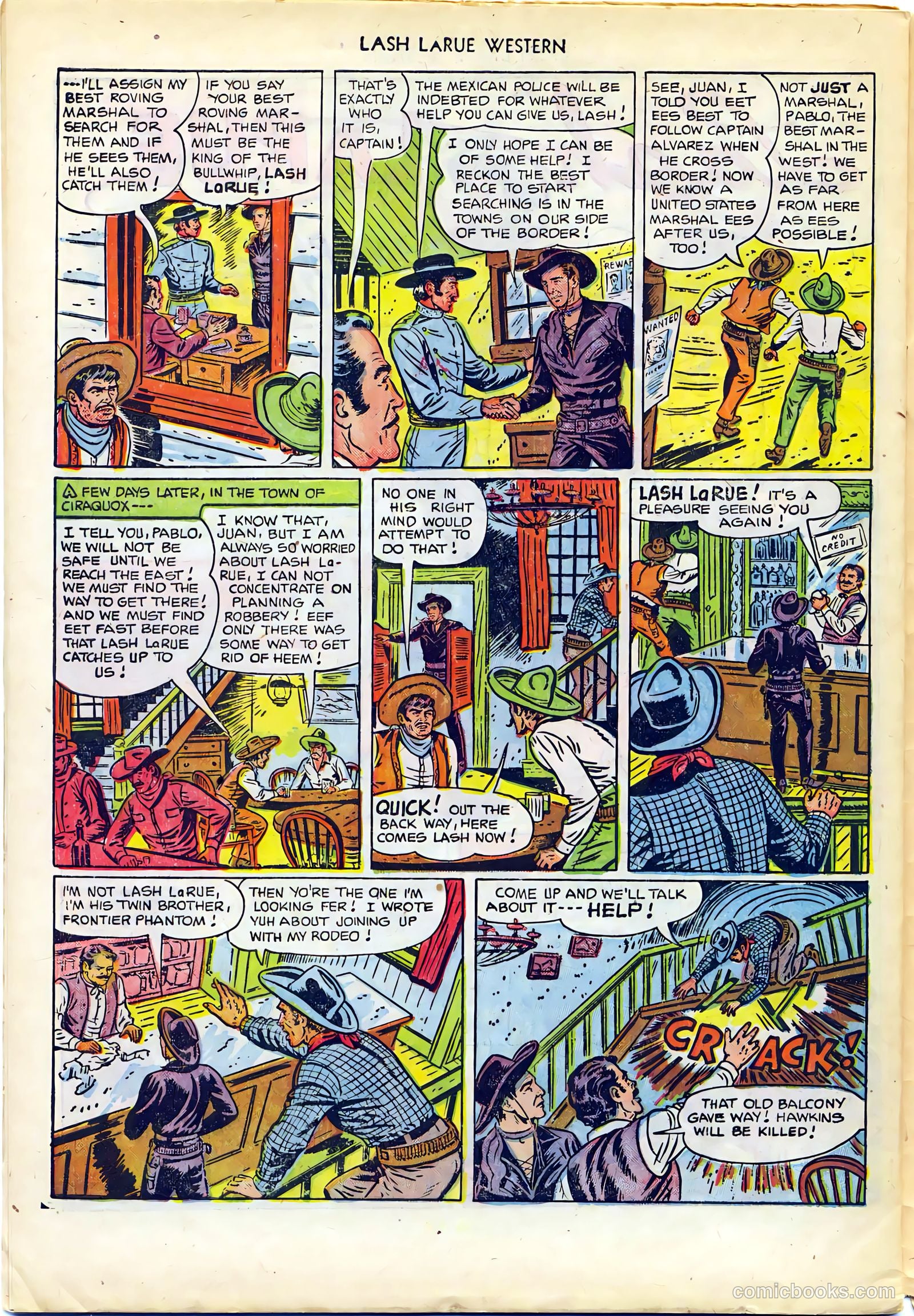 Lash LaRue Western #29 (1952) — page 30 of 36