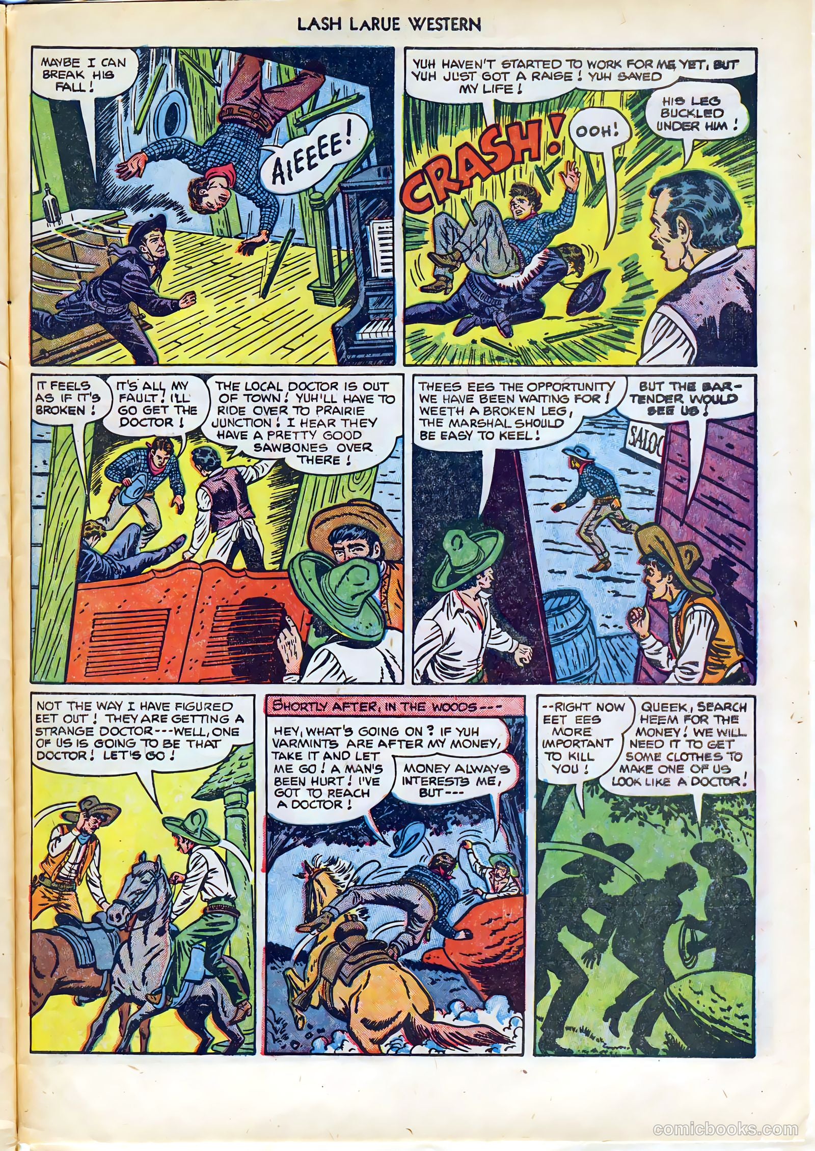 Lash LaRue Western #29 (1952) — page 31 of 36