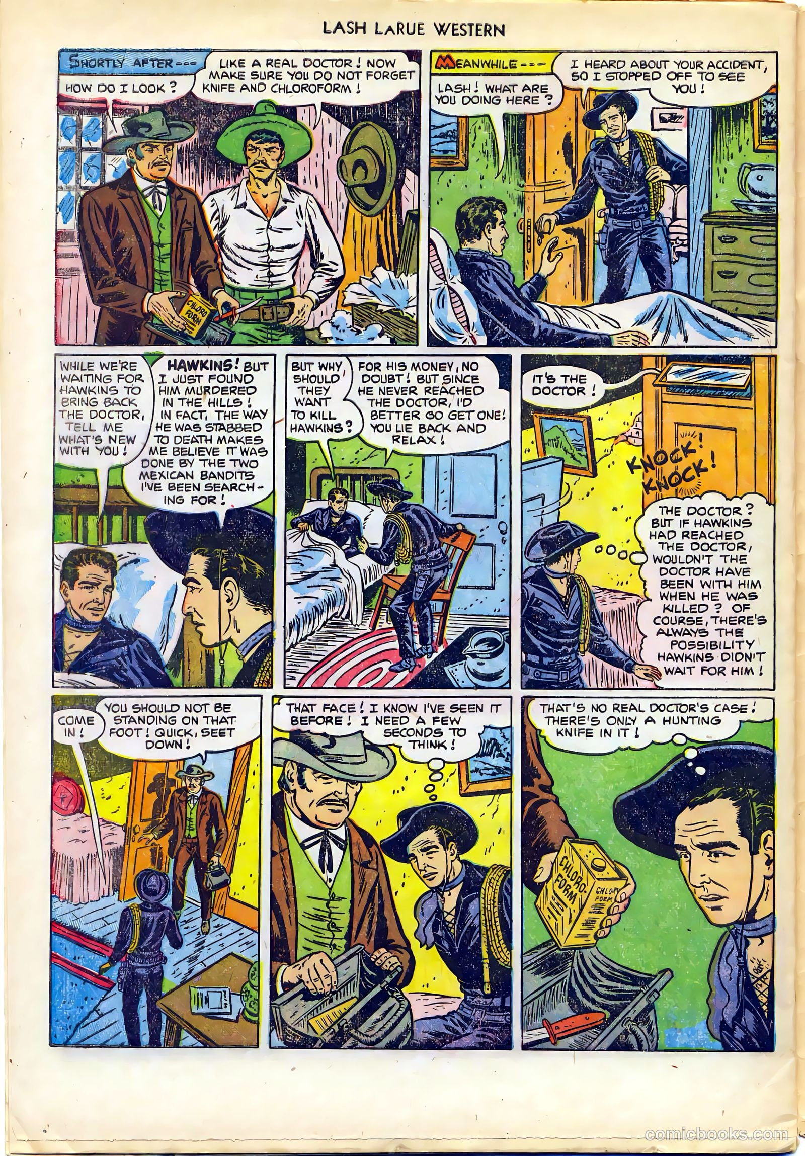 Lash LaRue Western #29 (1952) — page 32 of 36