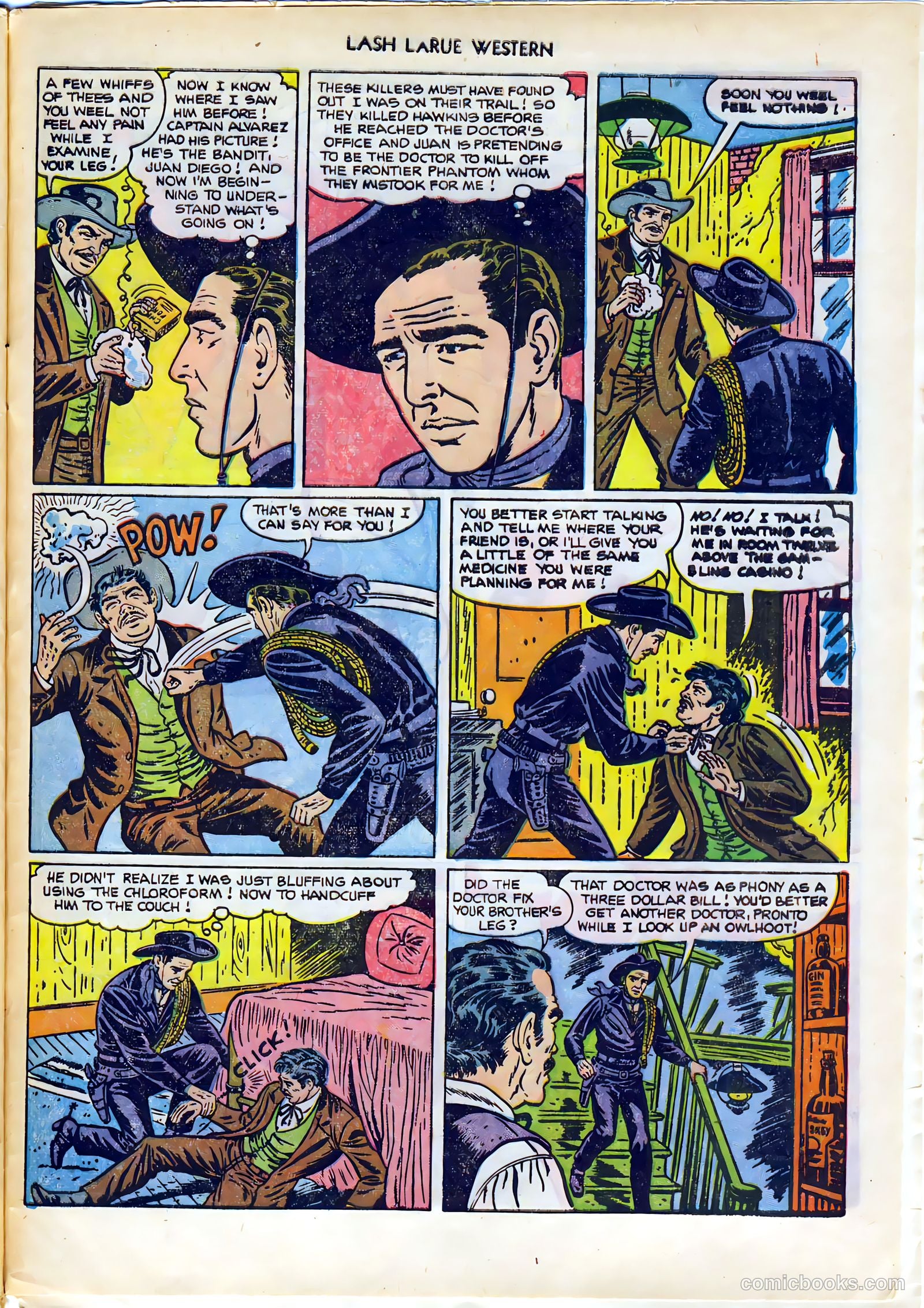 Lash LaRue Western #29 (1952) — page 33 of 36