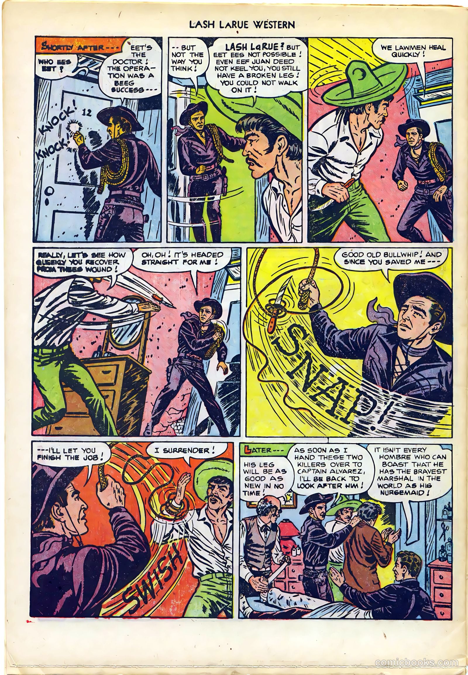 Lash LaRue Western #29 (1952) — page 34 of 36