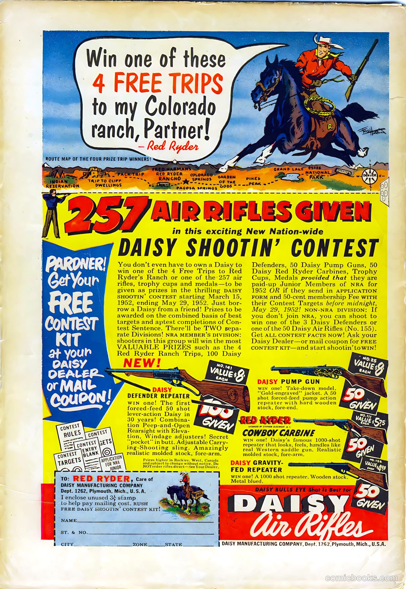 Lash LaRue Western #29 (1952) — page 36 of 36