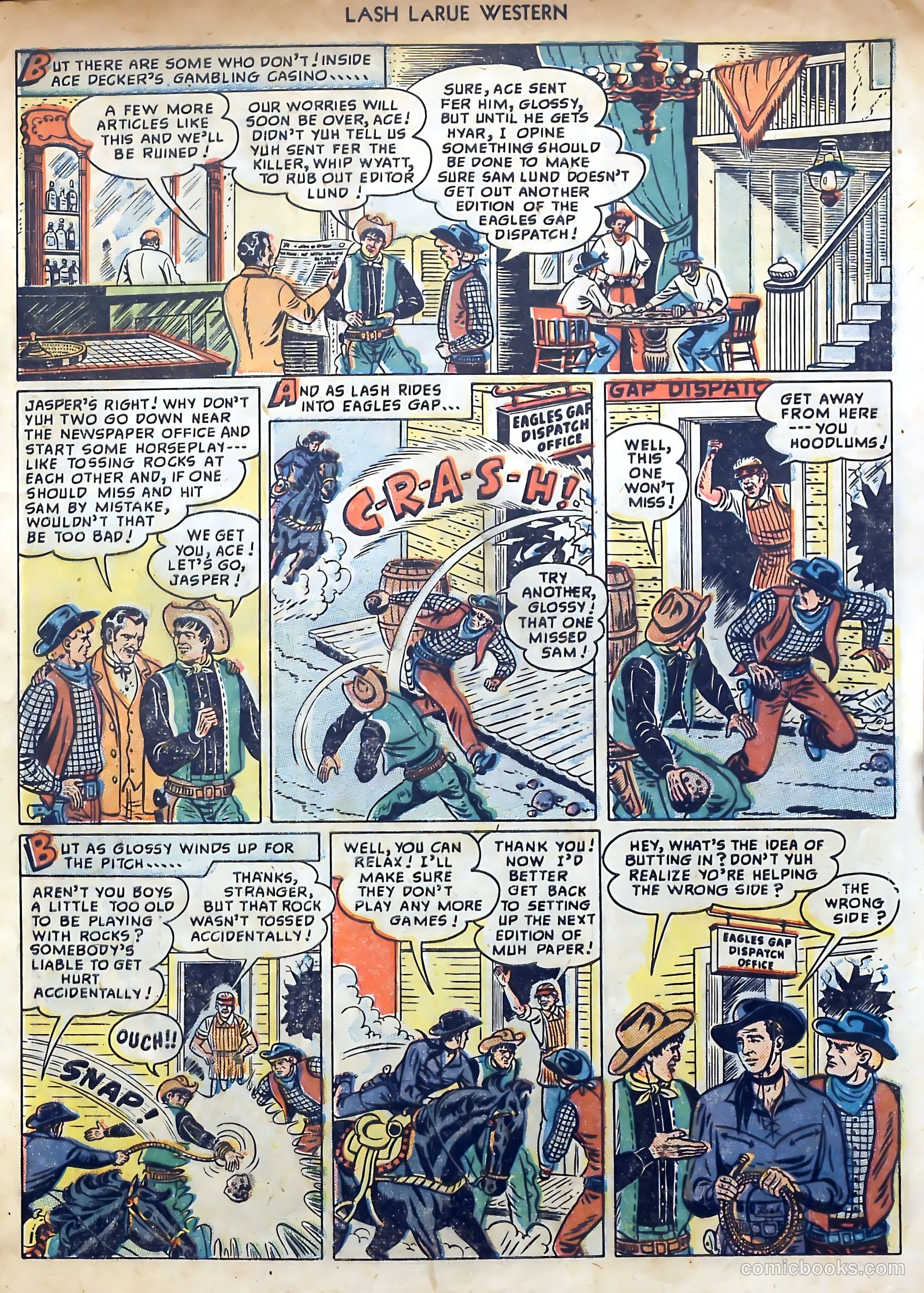 Lash LaRue Western #3 (1950) — page 5 of 36