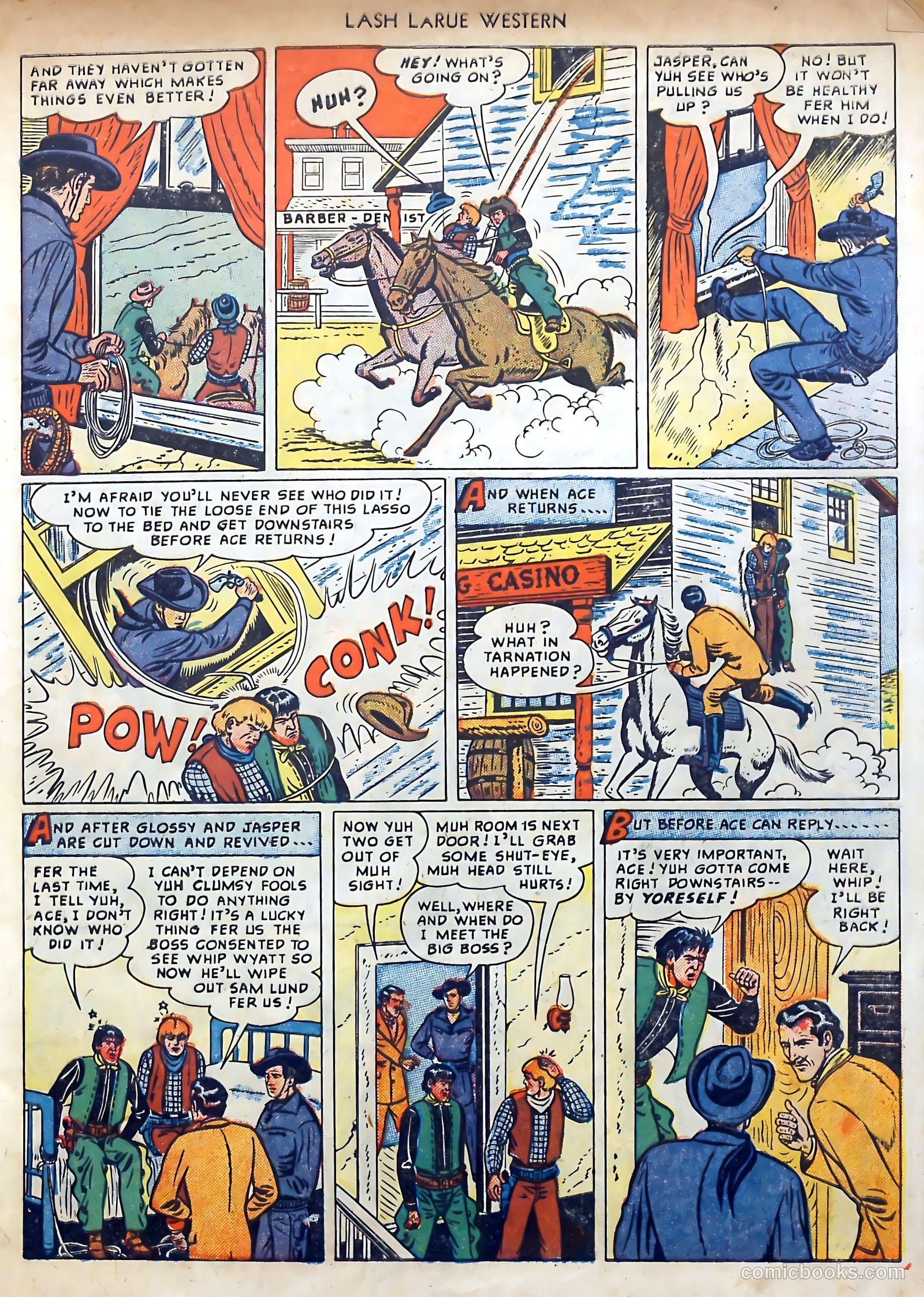 Lash LaRue Western #3 (1950) — page 7 of 36