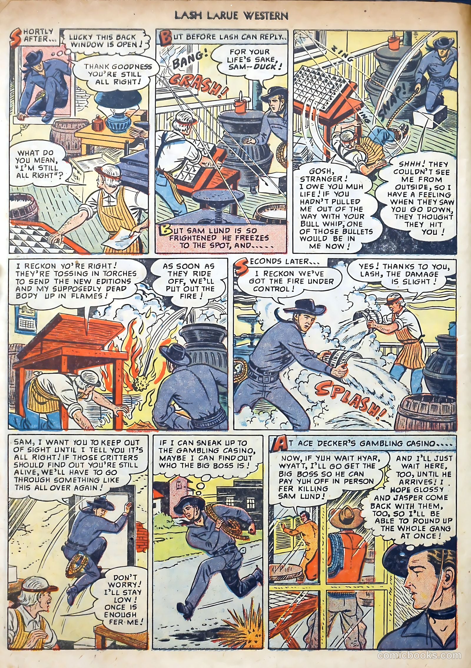 Lash LaRue Western #3 (1950) — page 10 of 36
