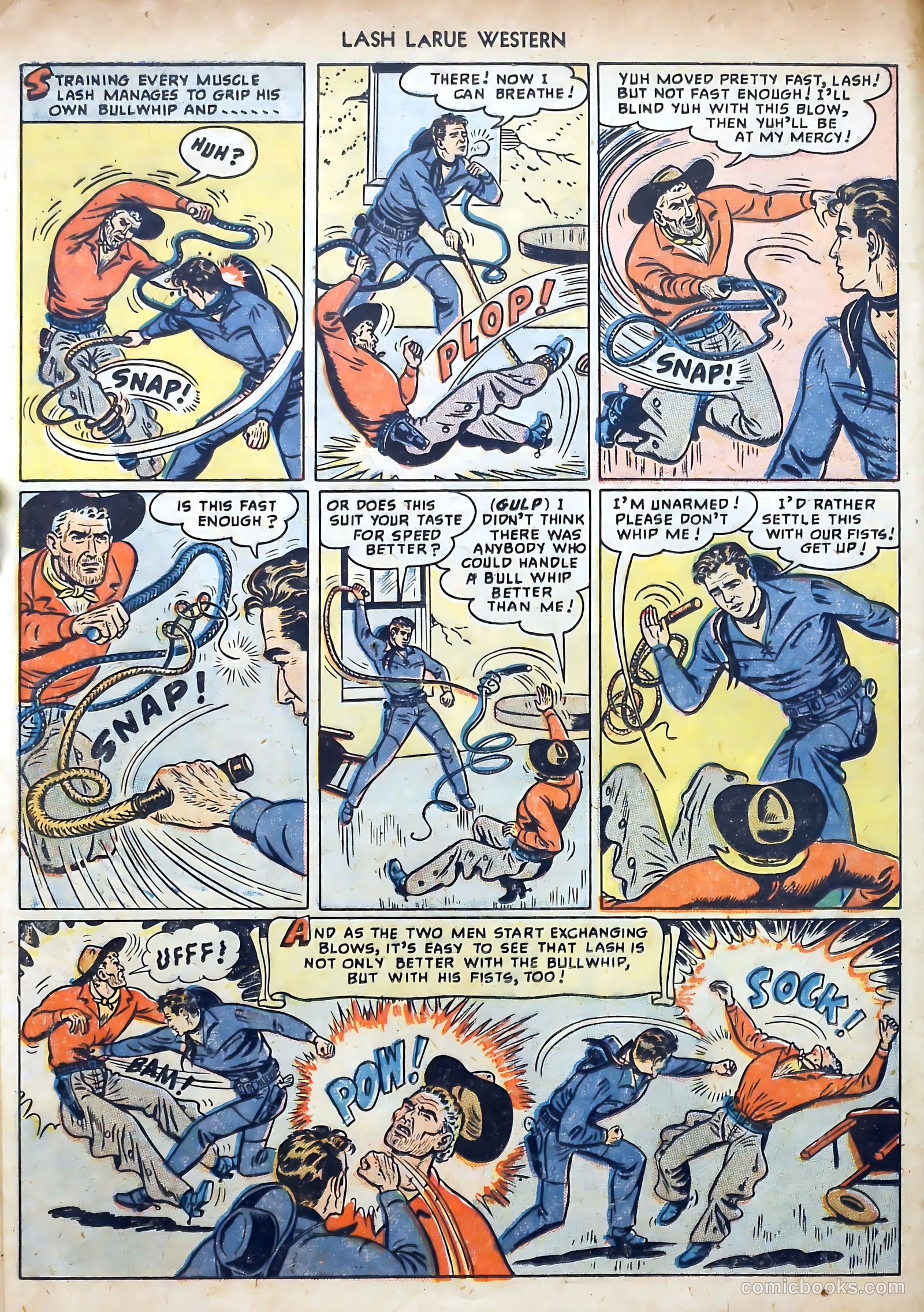 Lash LaRue Western #3 (1950) — page 12 of 36