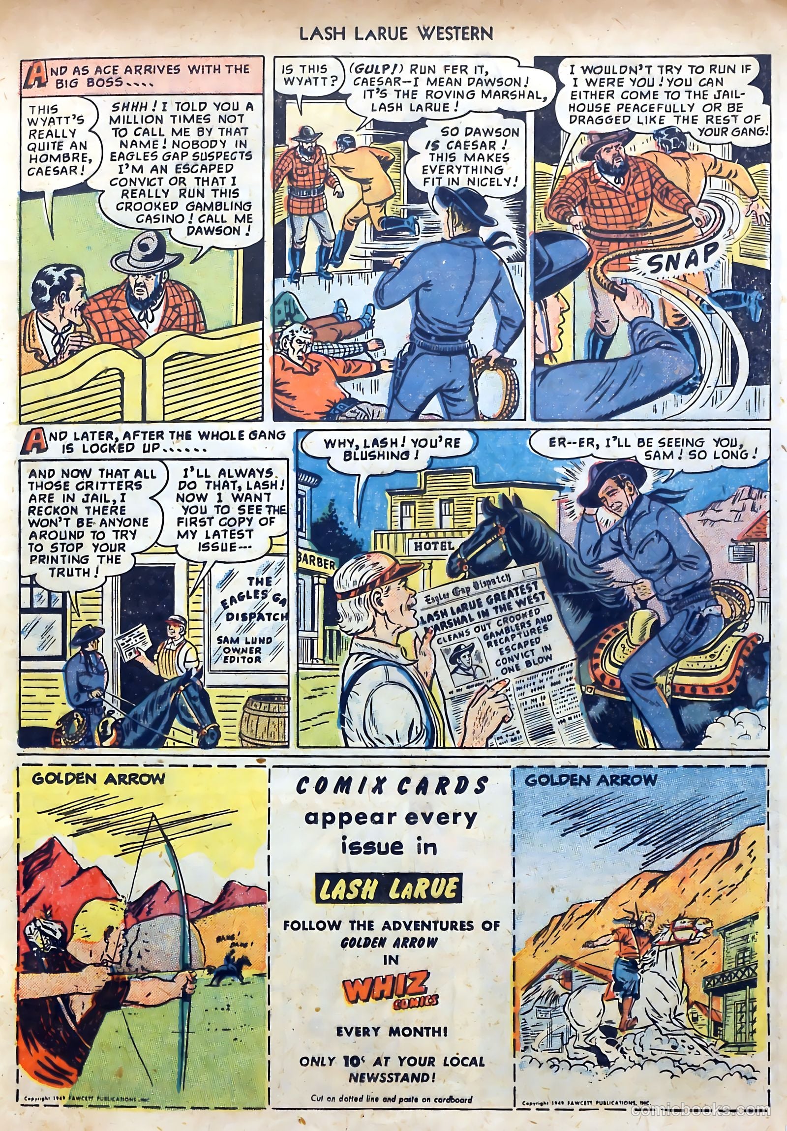 Lash LaRue Western #3 (1950) — page 13 of 36
