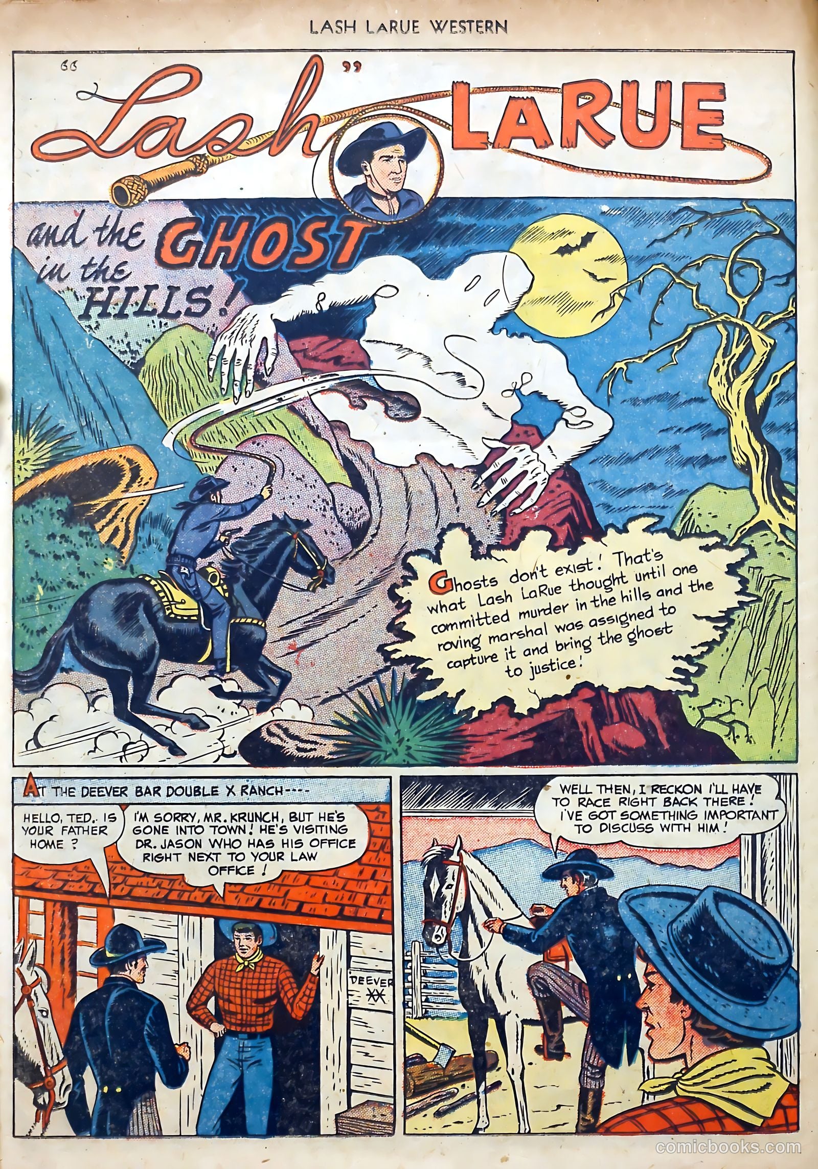 Lash LaRue Western #3 (1950) — page 14 of 36
