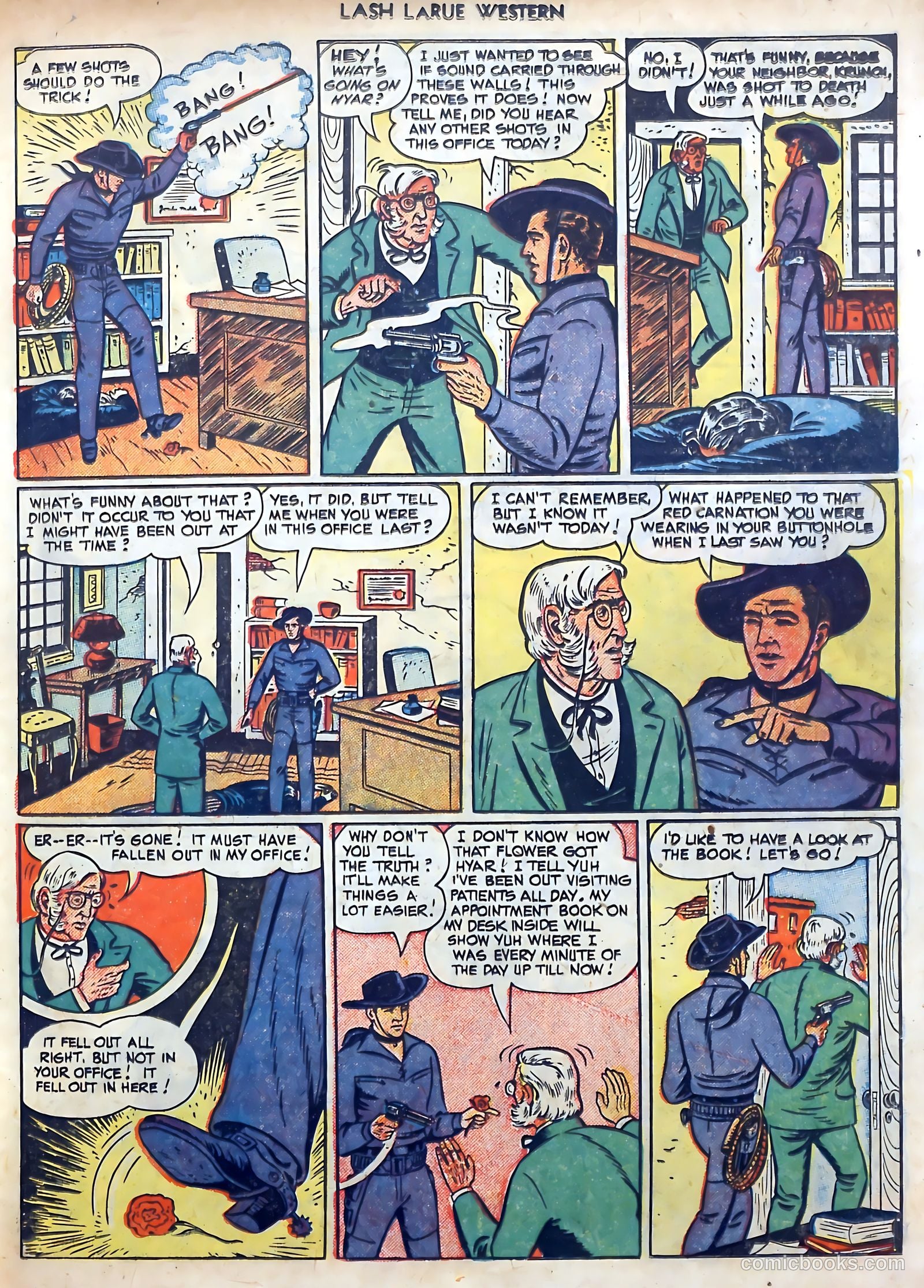Lash LaRue Western #3 (1950) — page 19 of 36