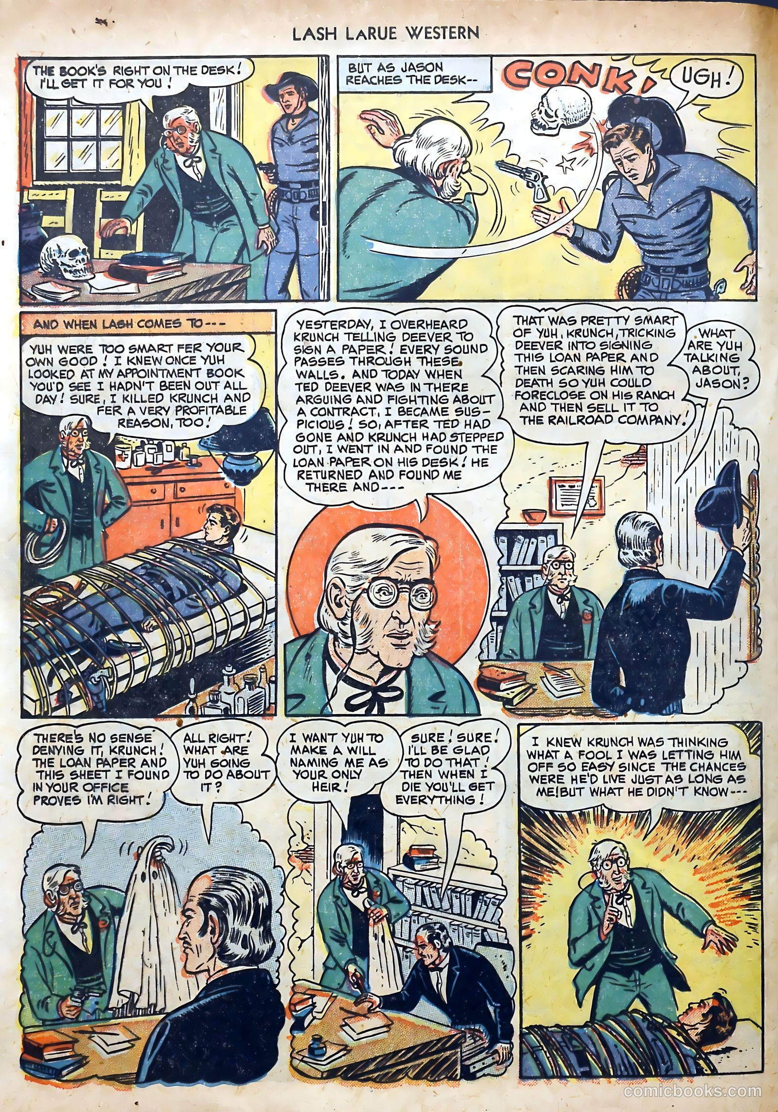 Lash LaRue Western #3 (1950) — page 20 of 36