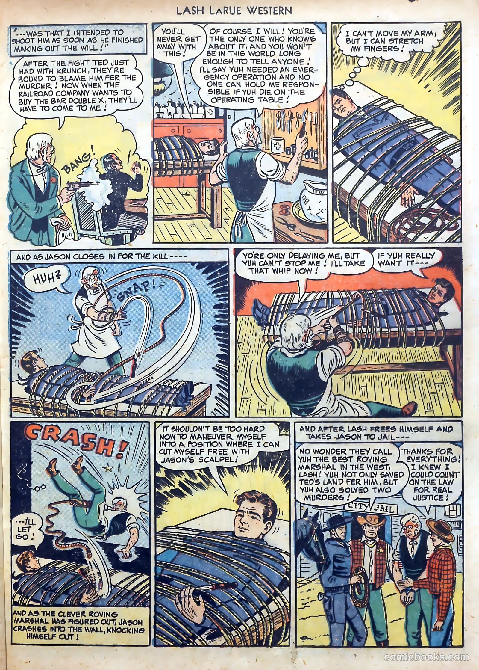 Lash LaRue Western #3 (1950) — page 21 of 36