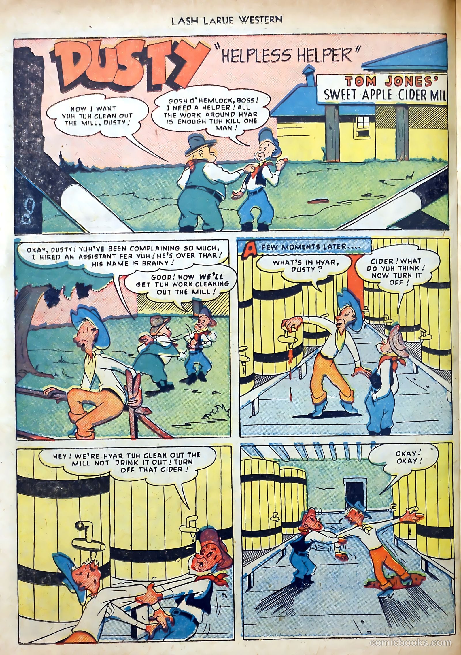Lash LaRue Western #3 (1950) — page 22 of 36