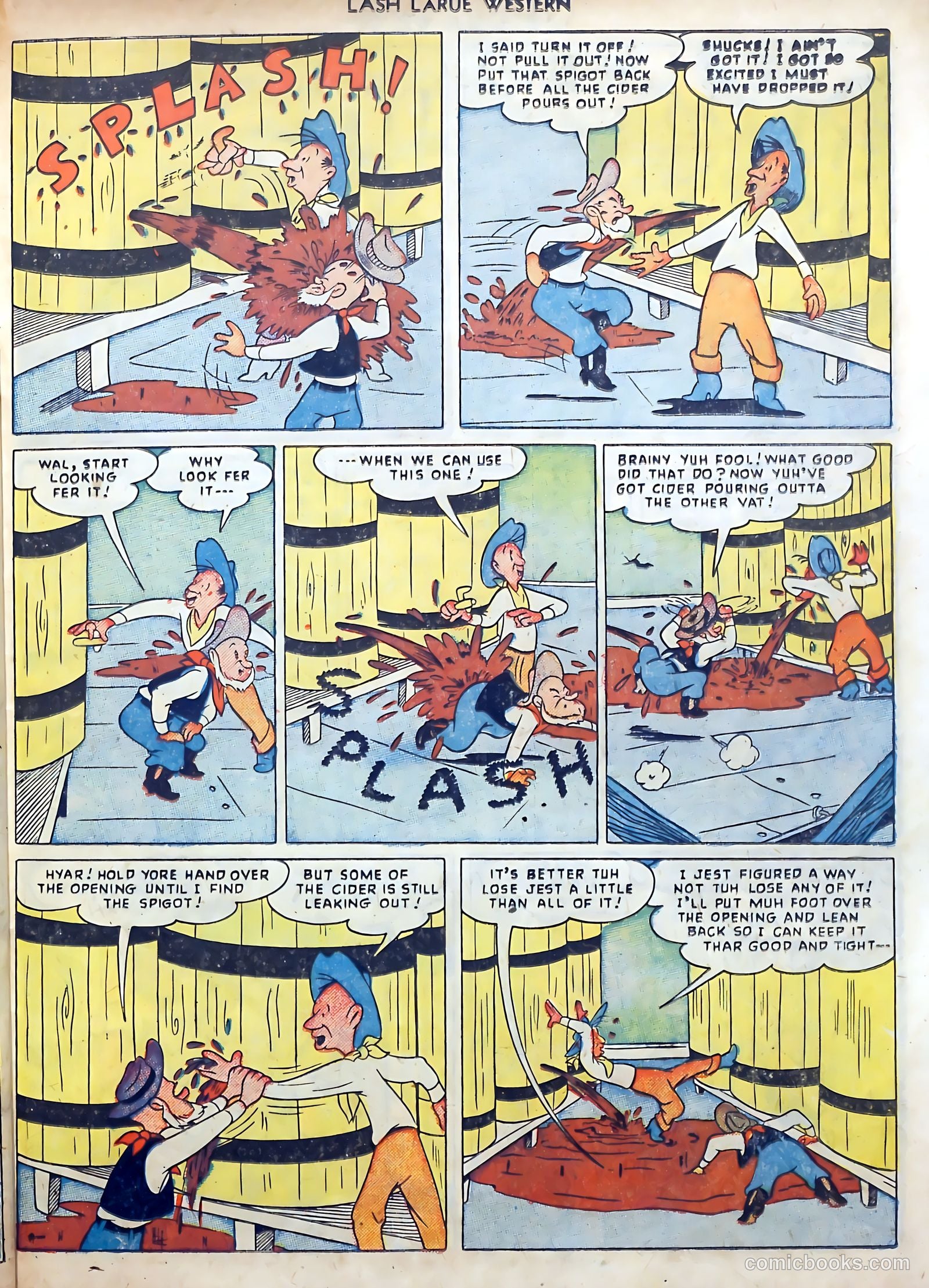 Lash LaRue Western #3 (1950) — page 23 of 36