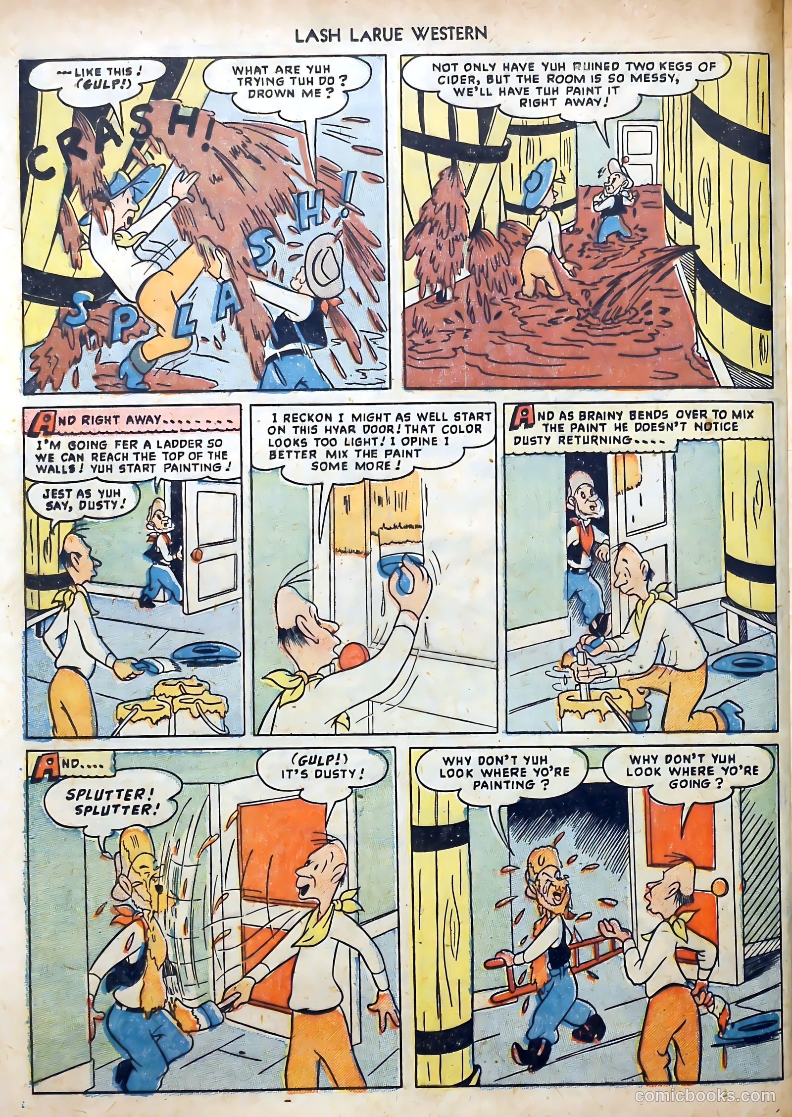 Lash LaRue Western #3 (1950) — page 24 of 36