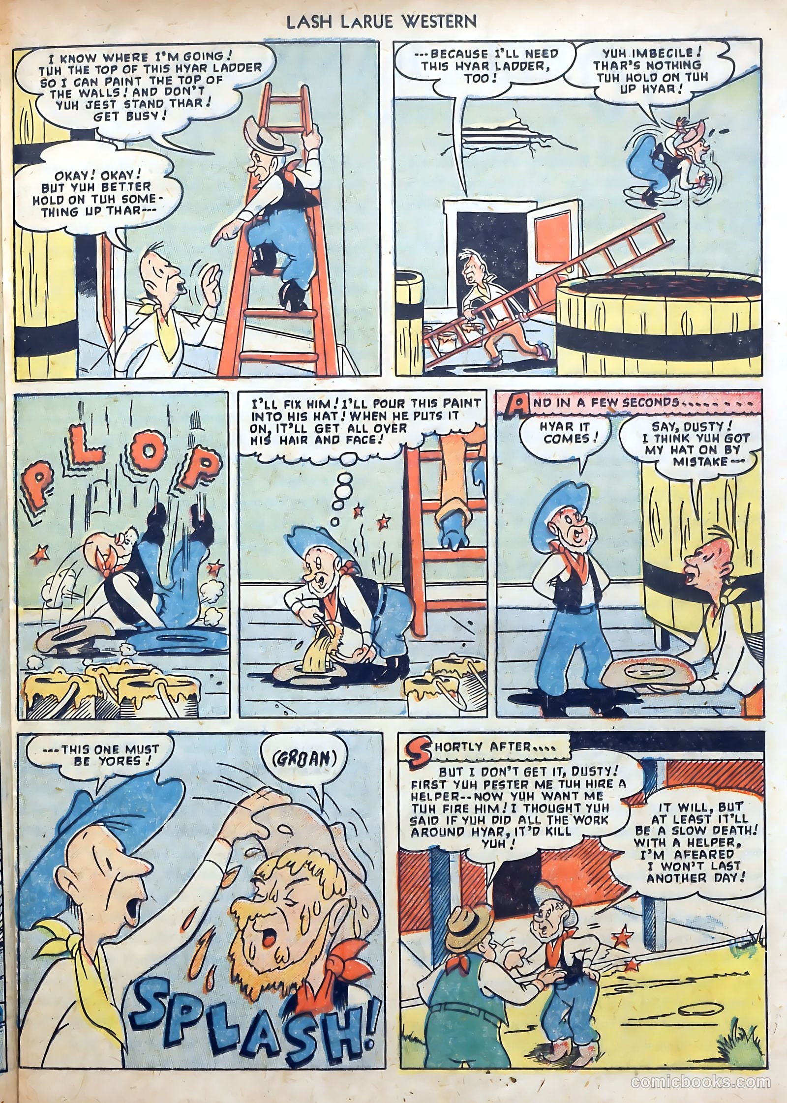Lash LaRue Western #3 (1950) — page 25 of 36