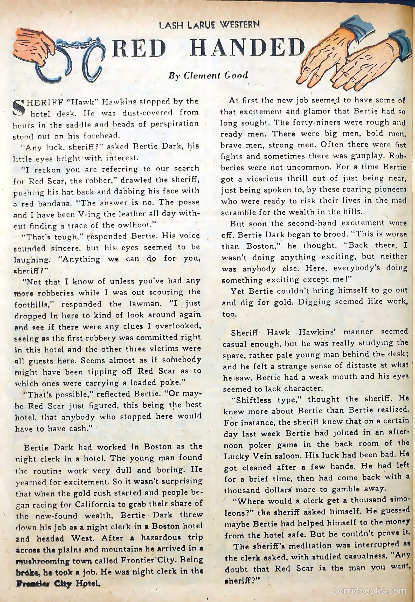 Lash LaRue Western #3 (1950) — page 26 of 36