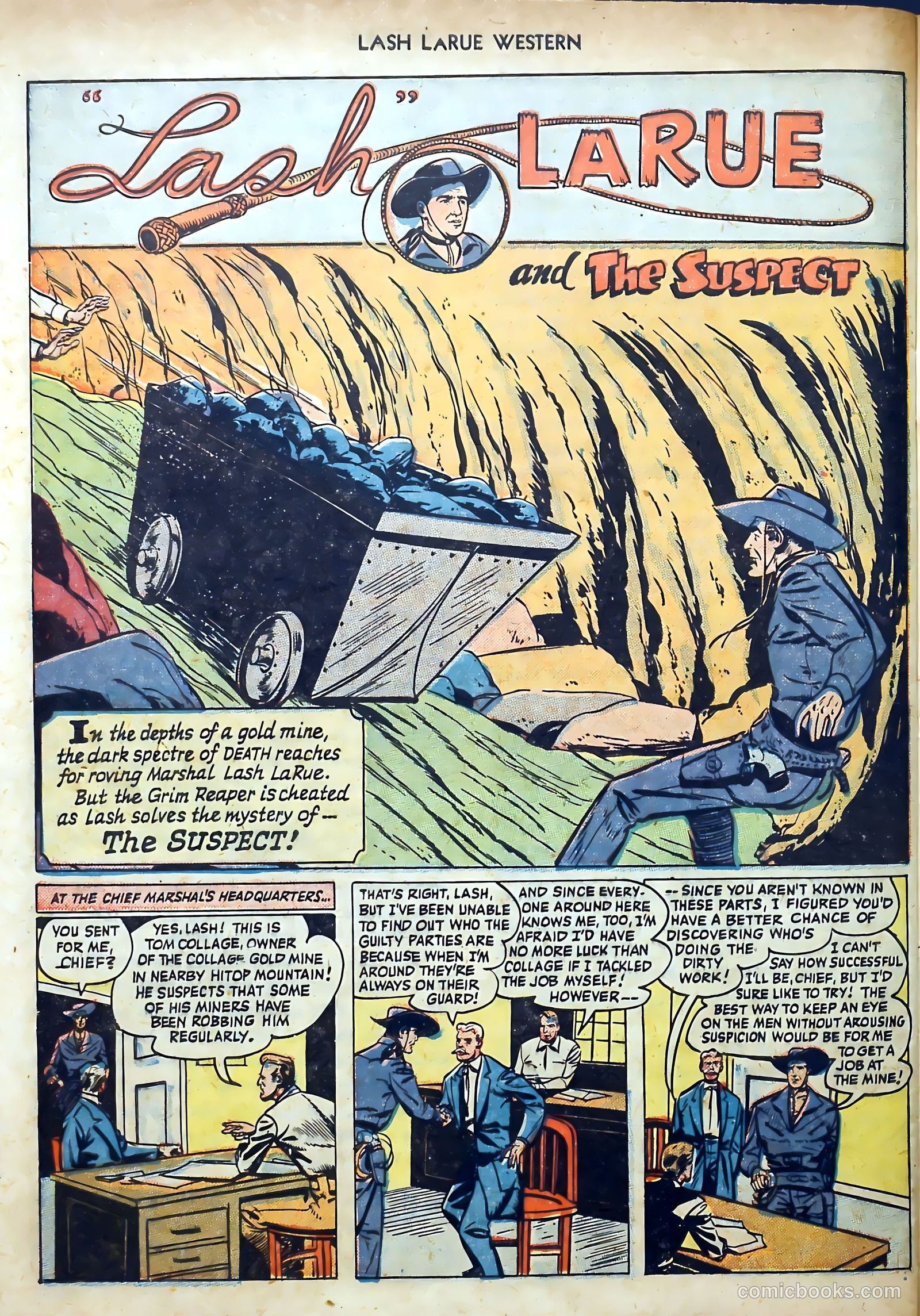 Lash LaRue Western #3 (1950) — page 28 of 36