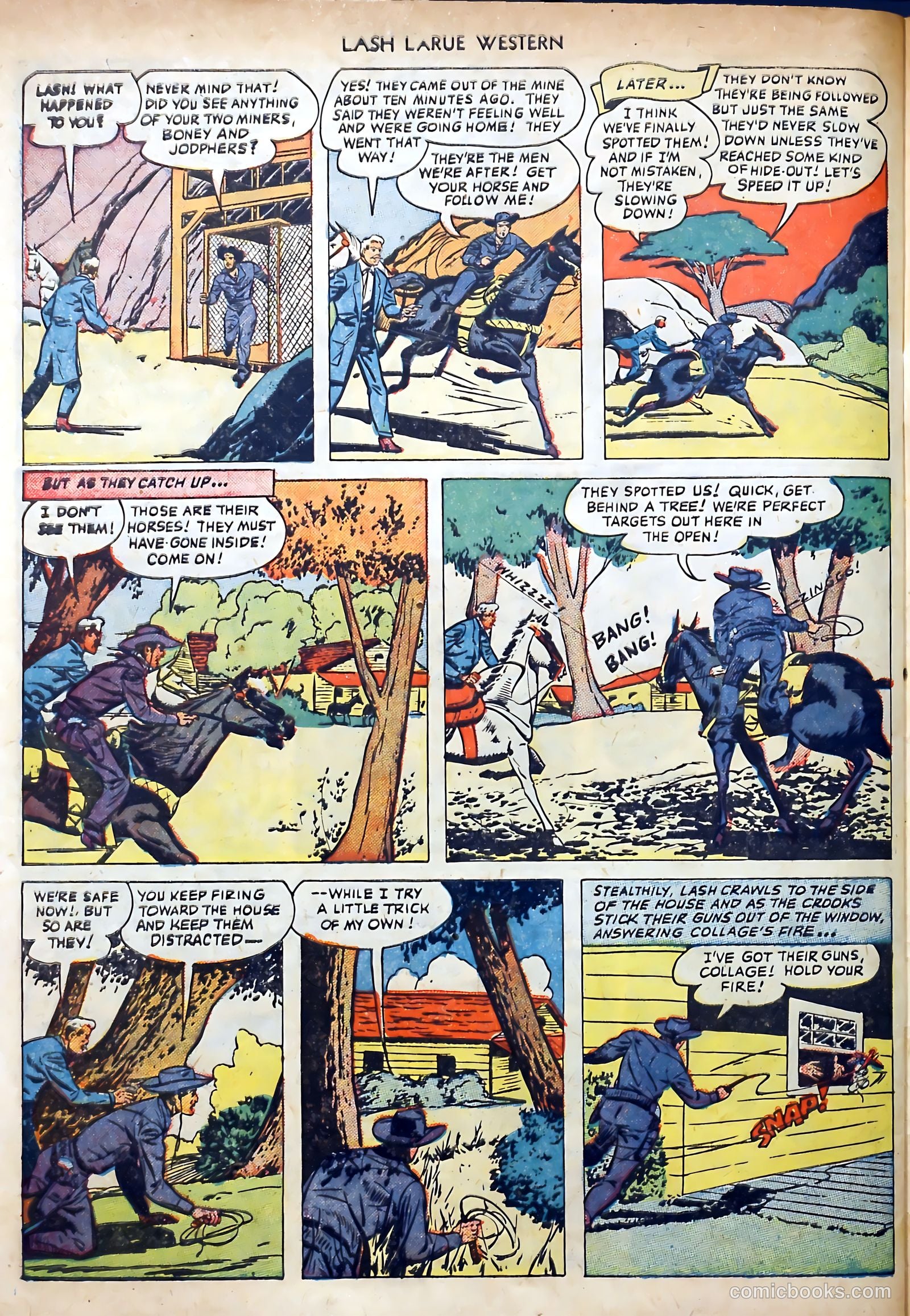 Lash LaRue Western #3 (1950) — page 30 of 36