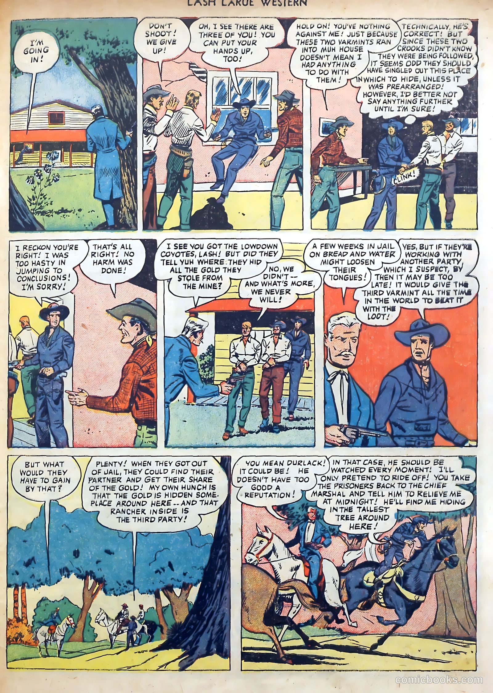 Lash LaRue Western #3 (1950) — page 31 of 36