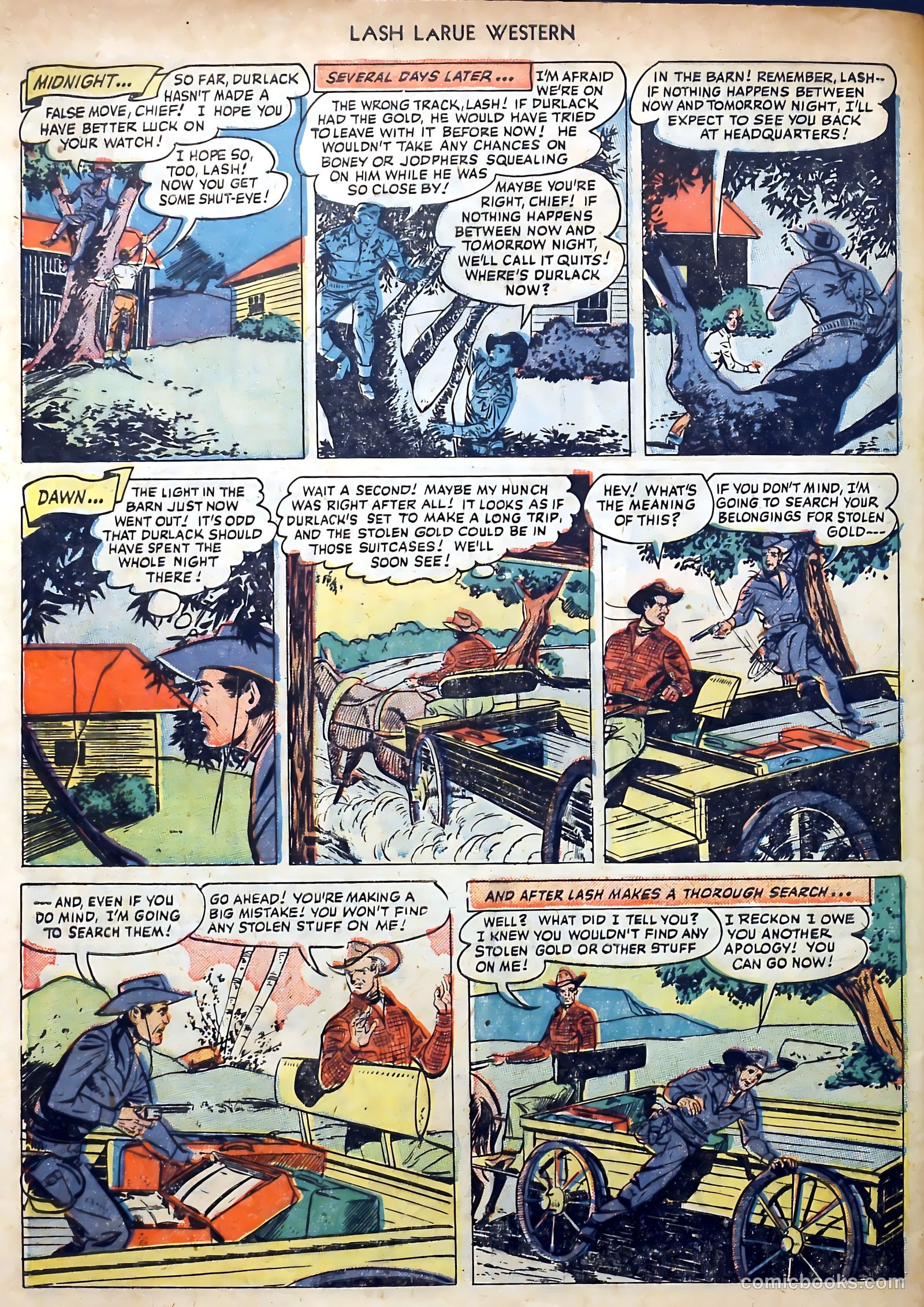 Lash LaRue Western #3 (1950) — page 32 of 36