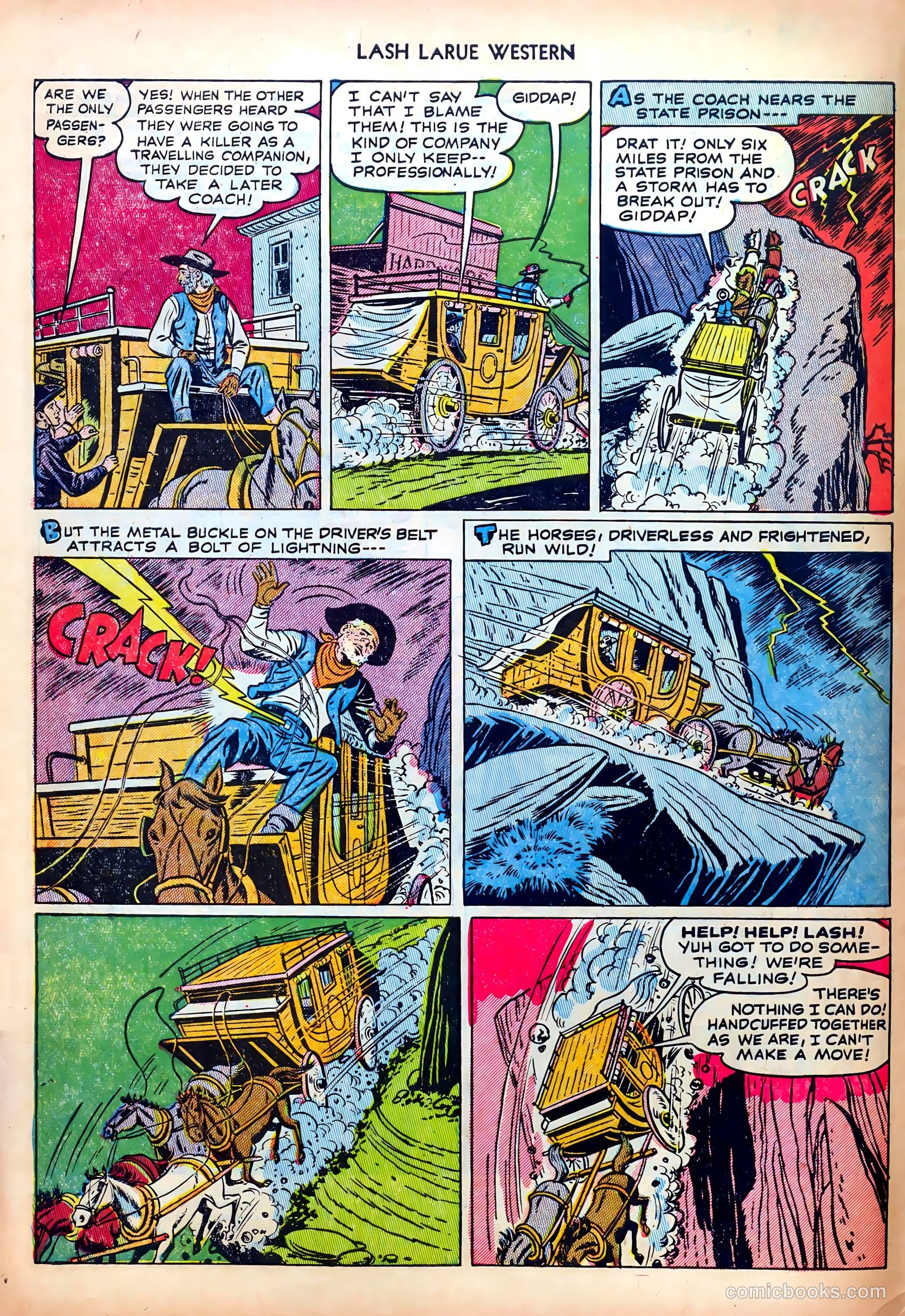 Lash LaRue Western #30 (1952) — page 4 of 36
