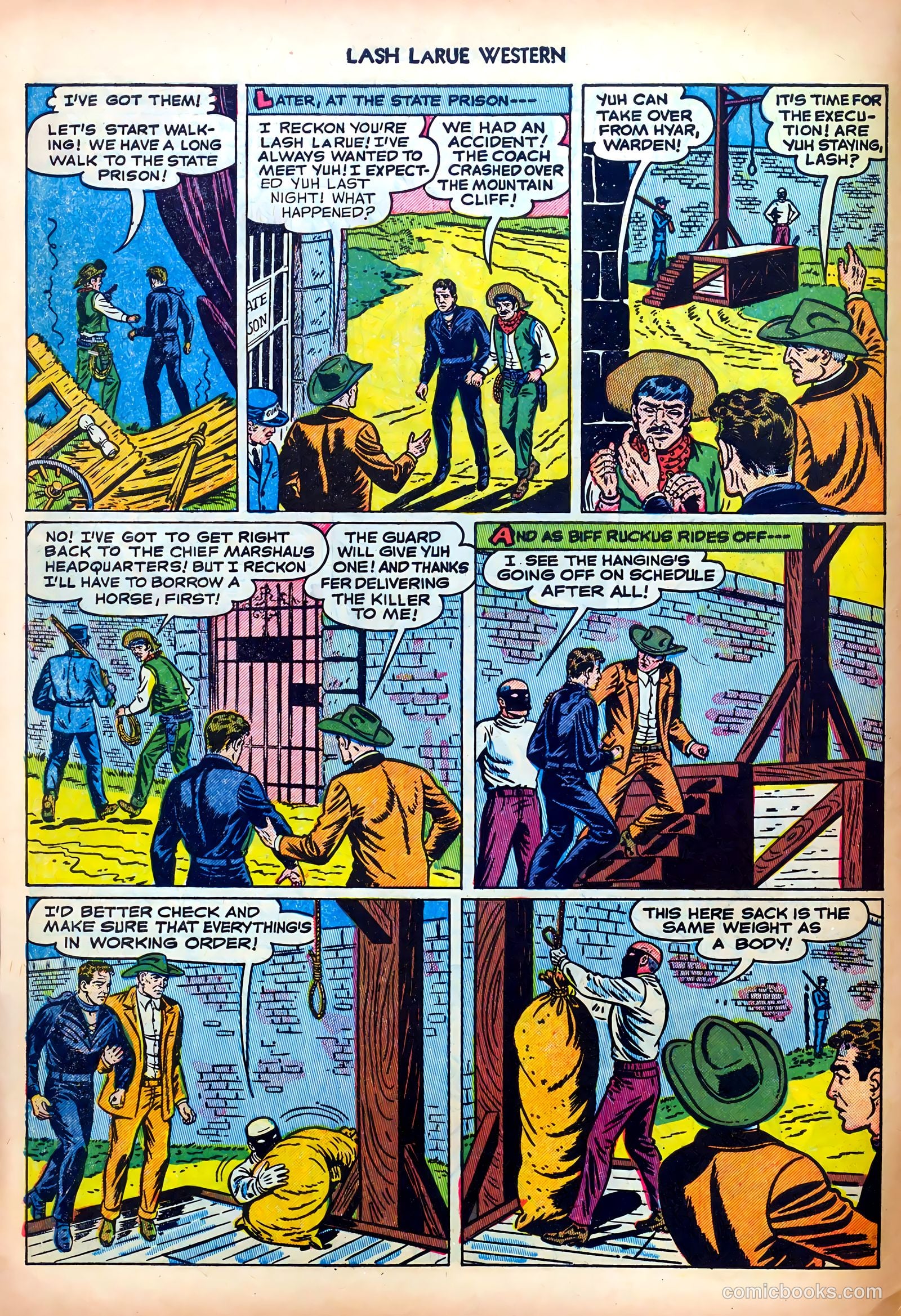 Lash LaRue Western #30 (1952) — page 6 of 36