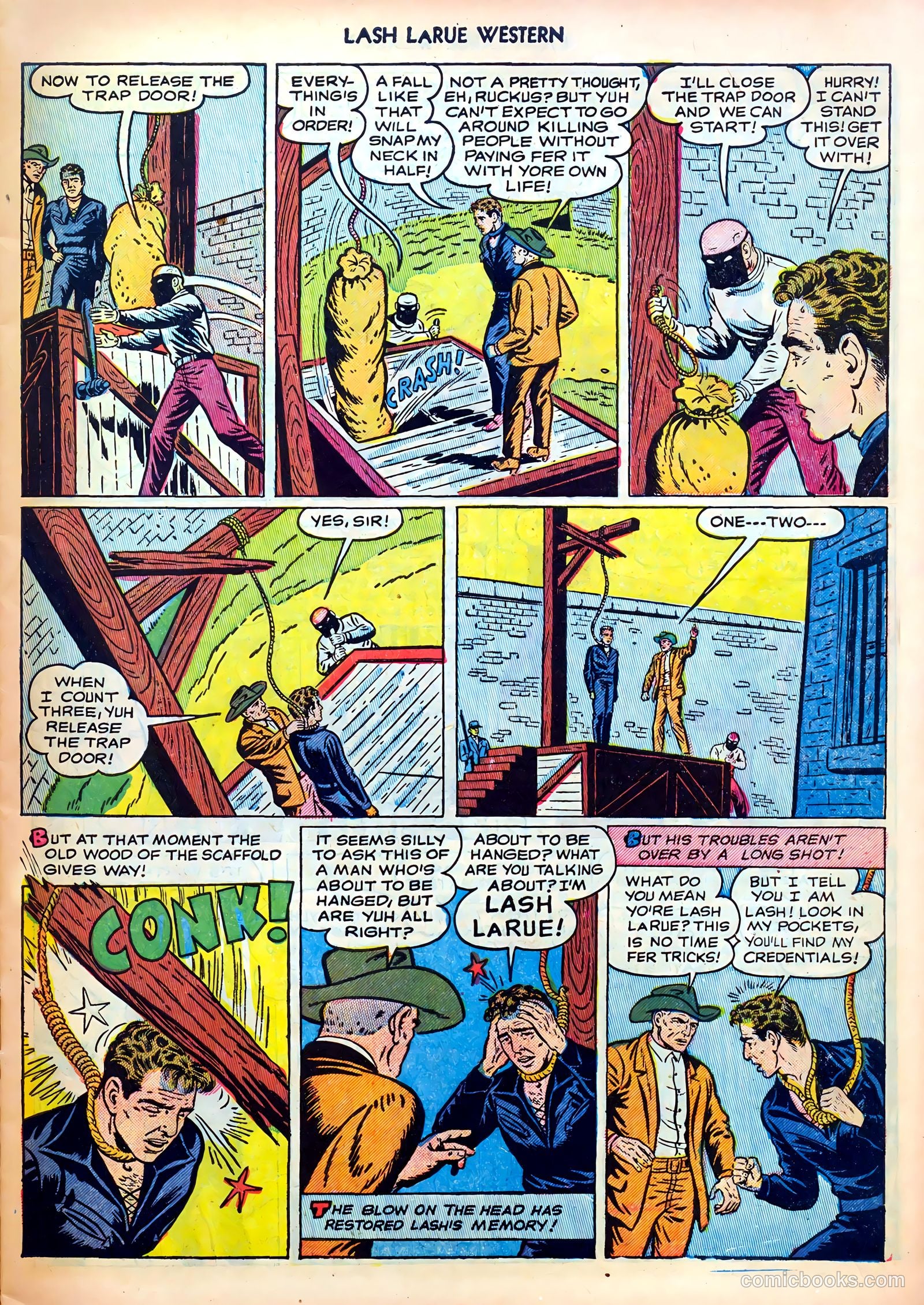 Lash LaRue Western #30 (1952) — page 7 of 36