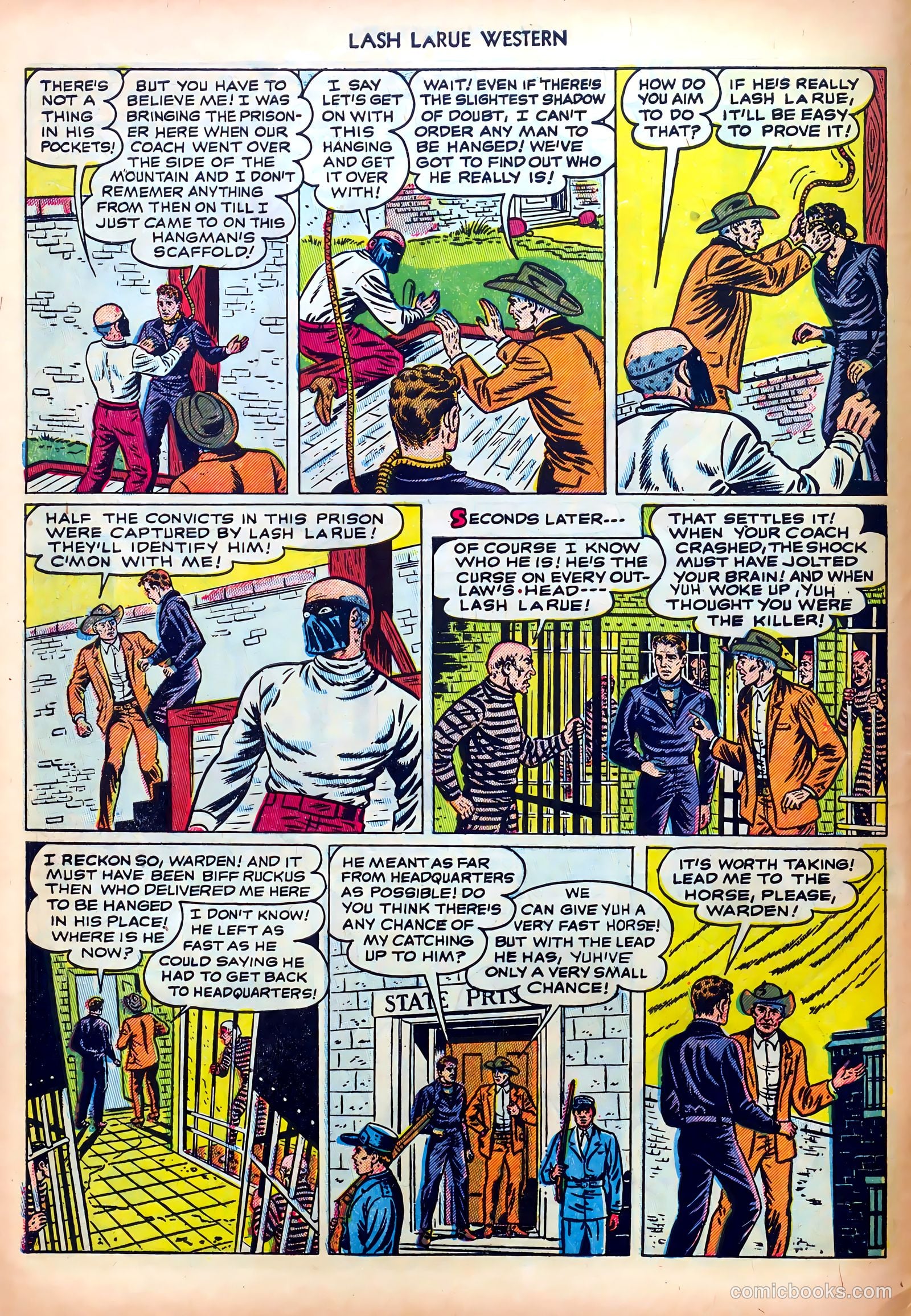 Lash LaRue Western #30 (1952) — page 8 of 36
