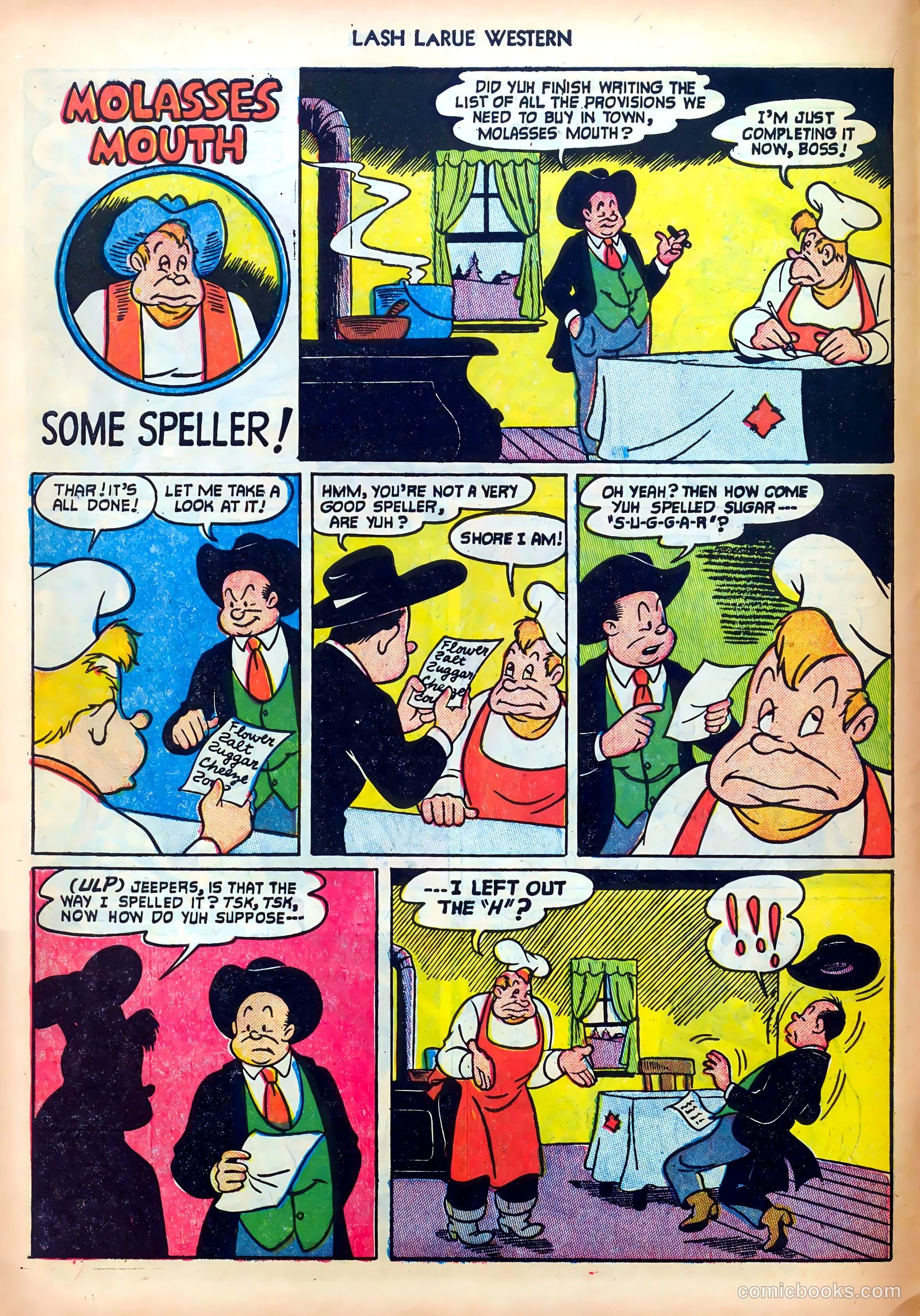 Lash LaRue Western #30 (1952) — page 10 of 36
