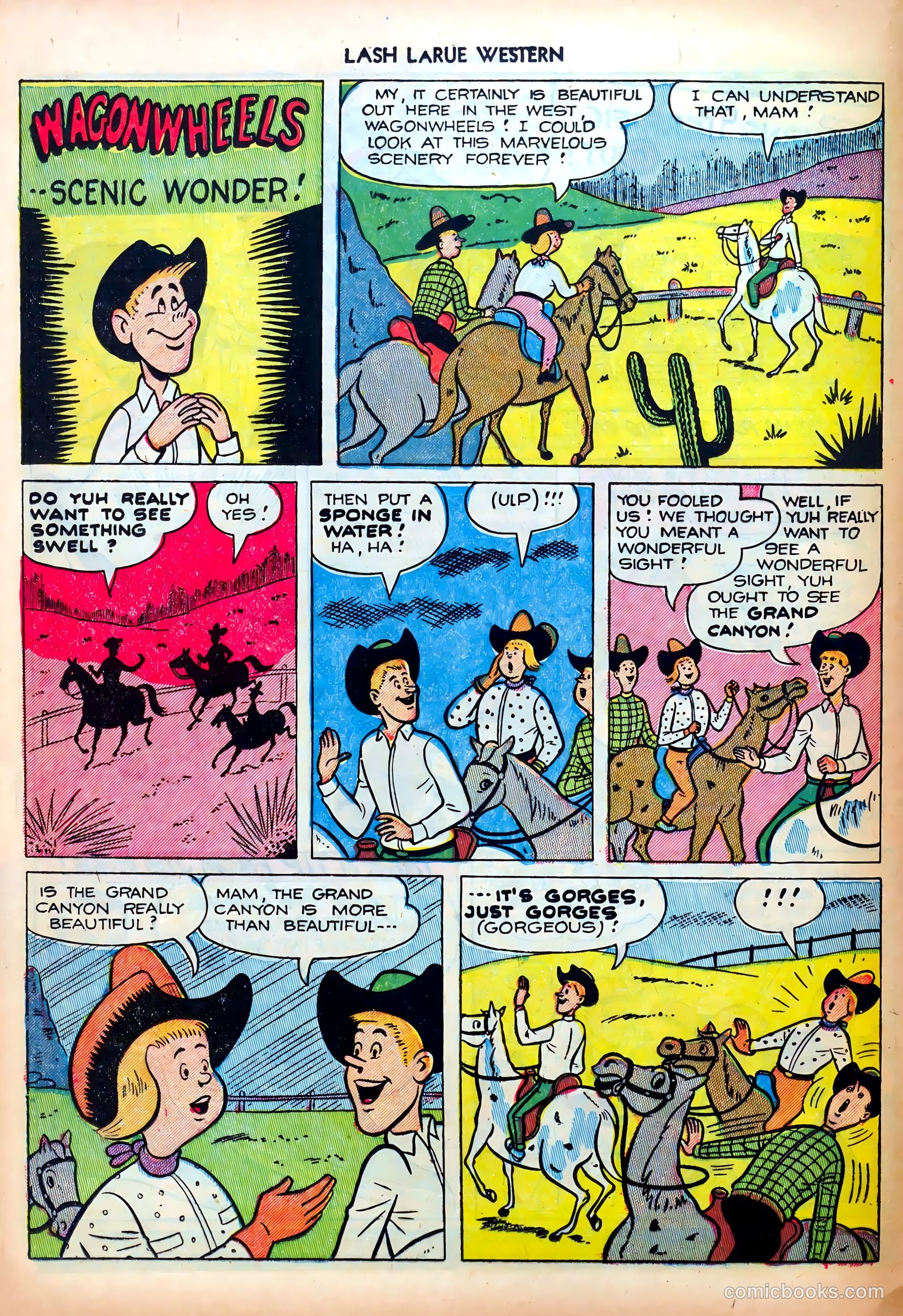 Lash LaRue Western #30 (1952) — page 12 of 36