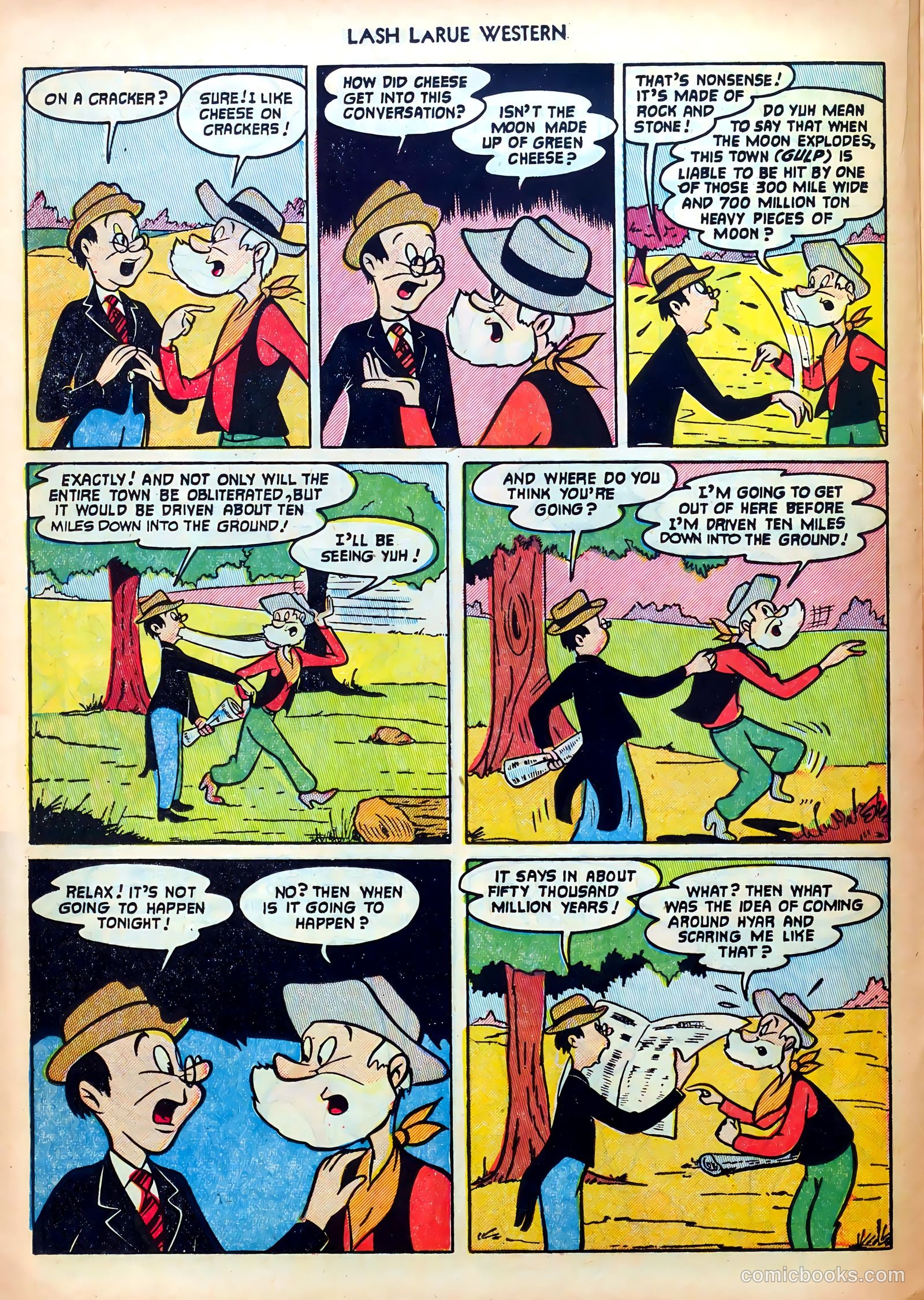 Lash LaRue Western #30 (1952) — page 16 of 36
