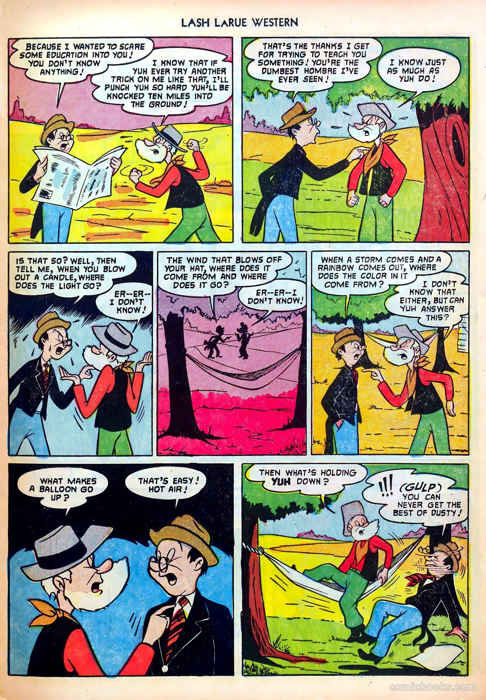 Lash LaRue Western #30 (1952) — page 17 of 36