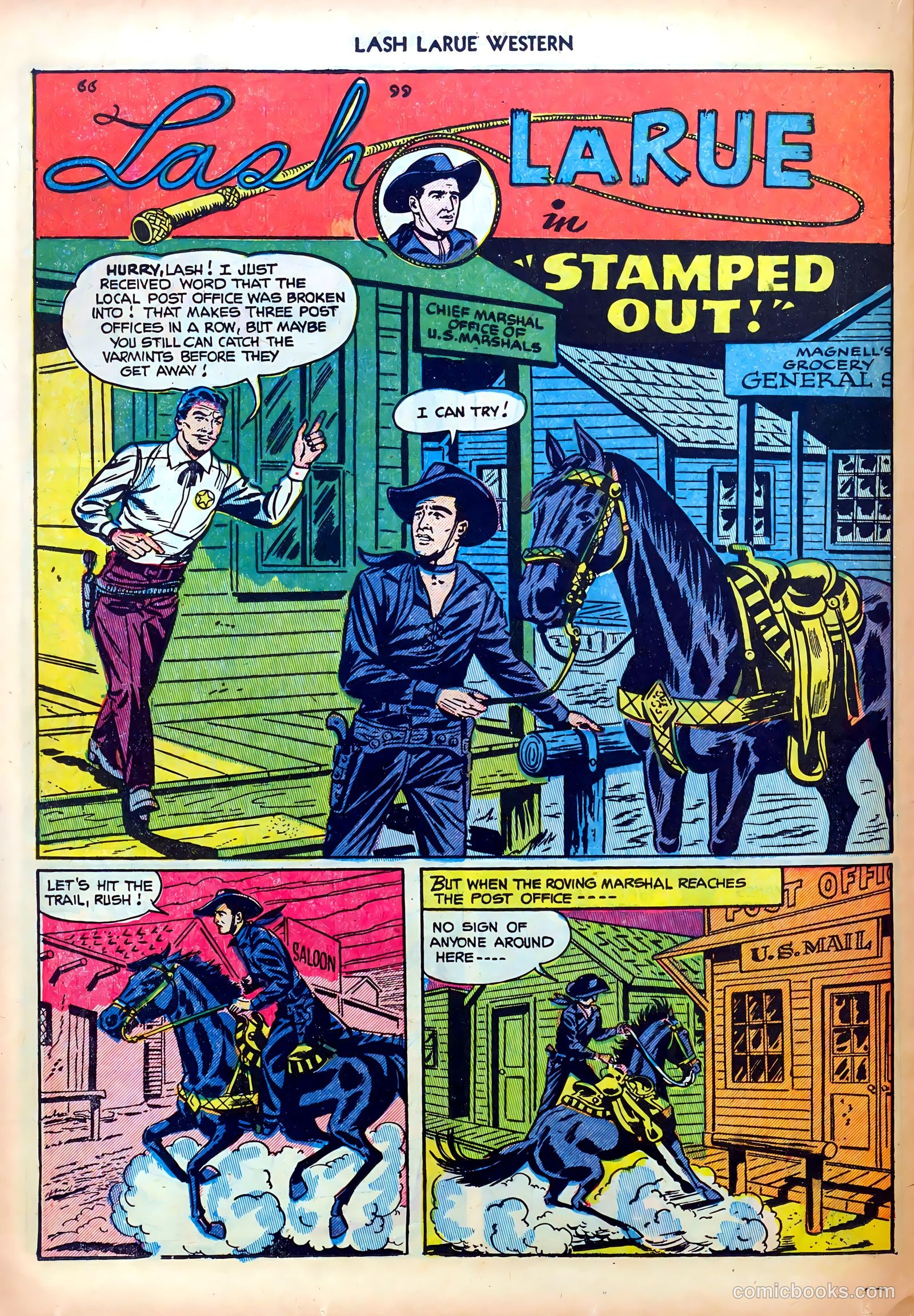 Lash LaRue Western #30 (1952) — page 18 of 36