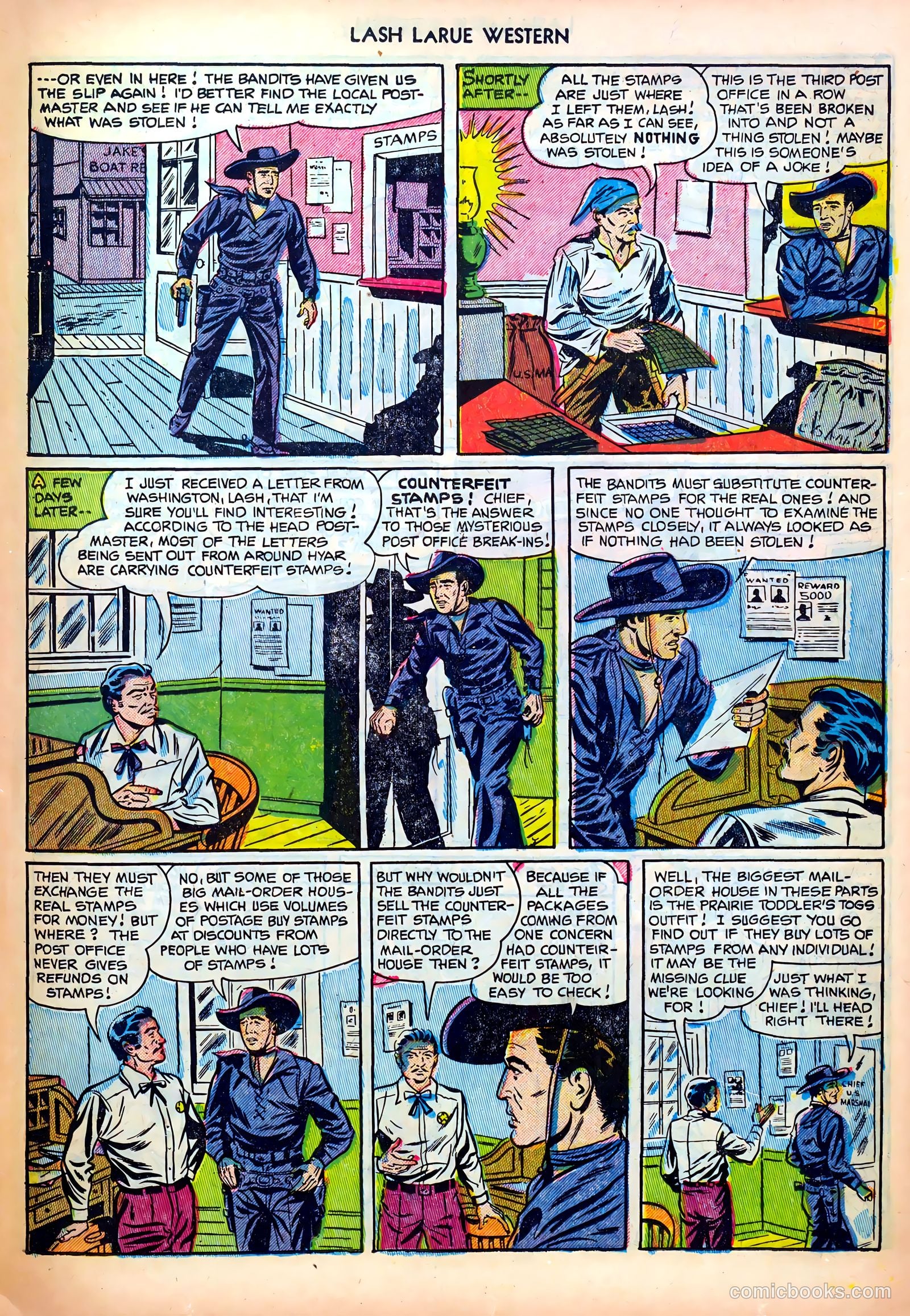 Lash LaRue Western #30 (1952) — page 19 of 36