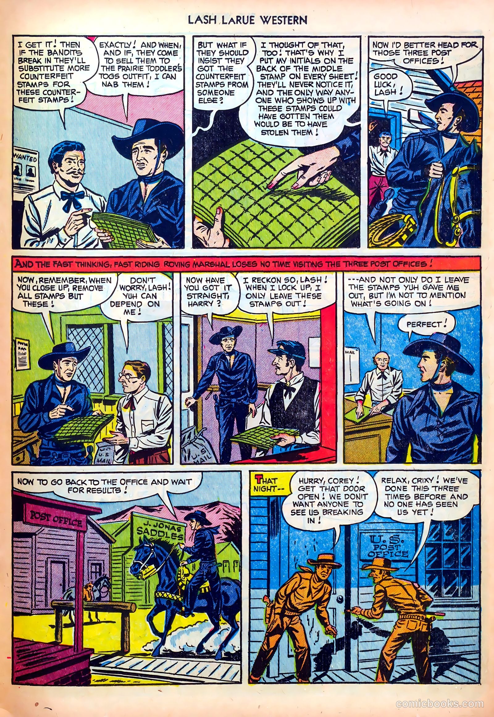 Lash LaRue Western #30 (1952) — page 21 of 36