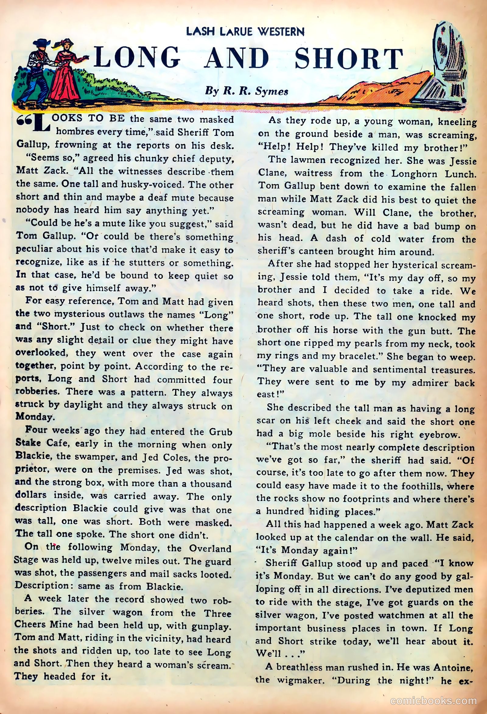 Lash LaRue Western #30 (1952) — page 24 of 36