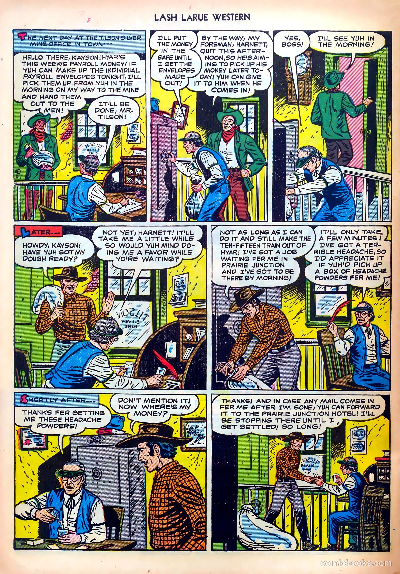 Lash LaRue Western #30 (1952) — page 28 of 36