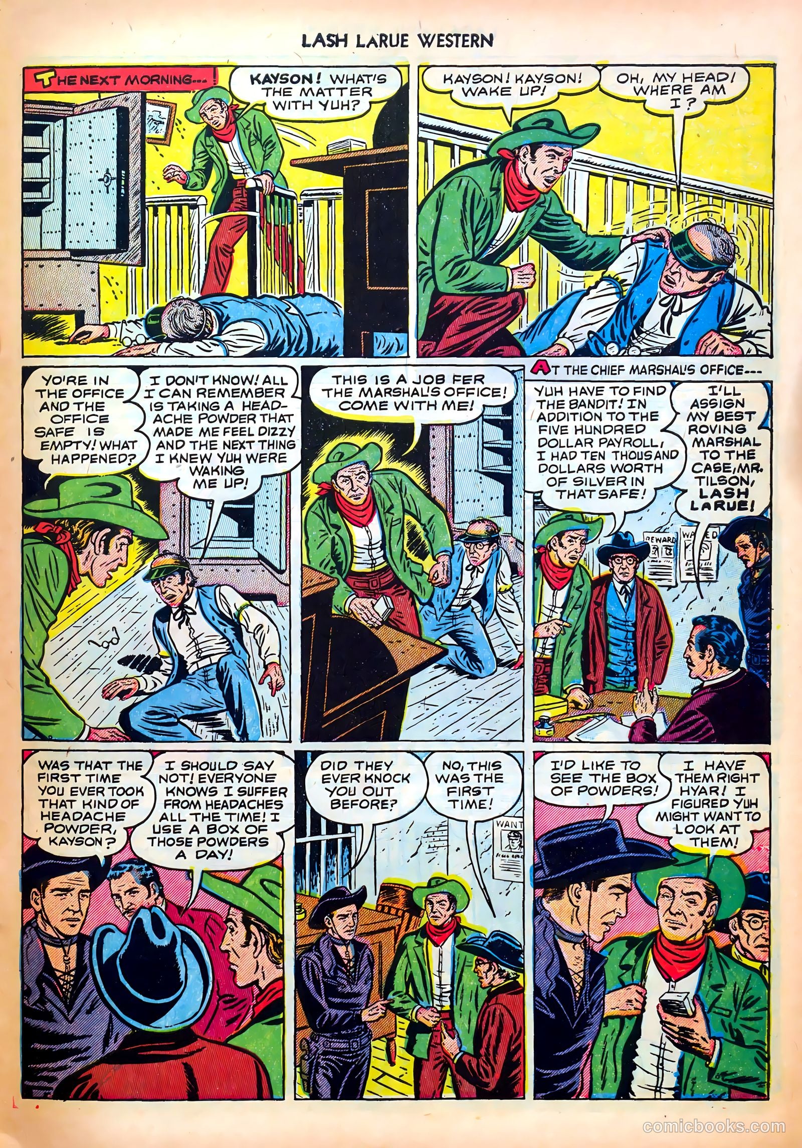 Lash LaRue Western #30 (1952) — page 29 of 36