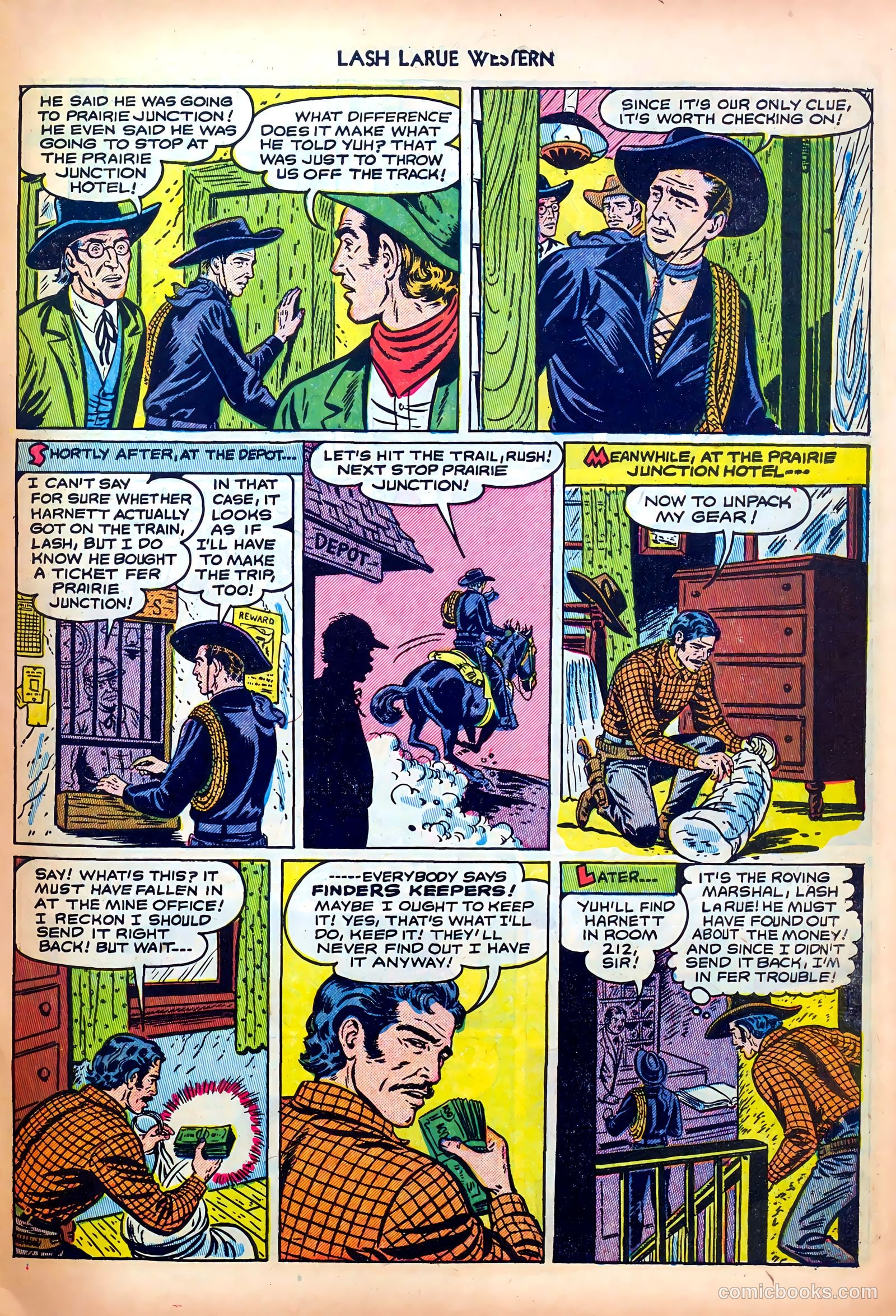 Lash LaRue Western #30 (1952) — page 31 of 36