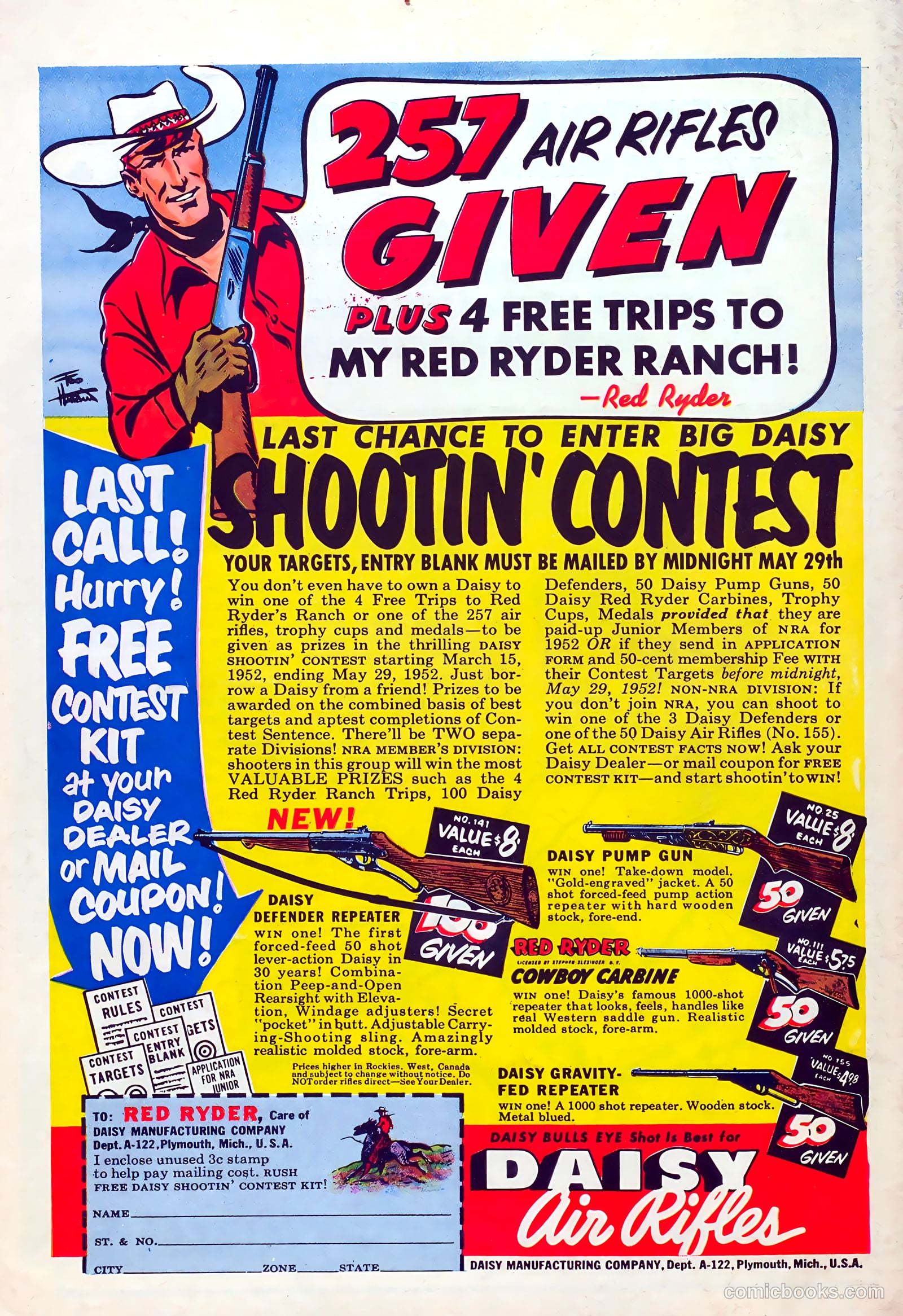 Lash LaRue Western #30 (1952) — page 36 of 36