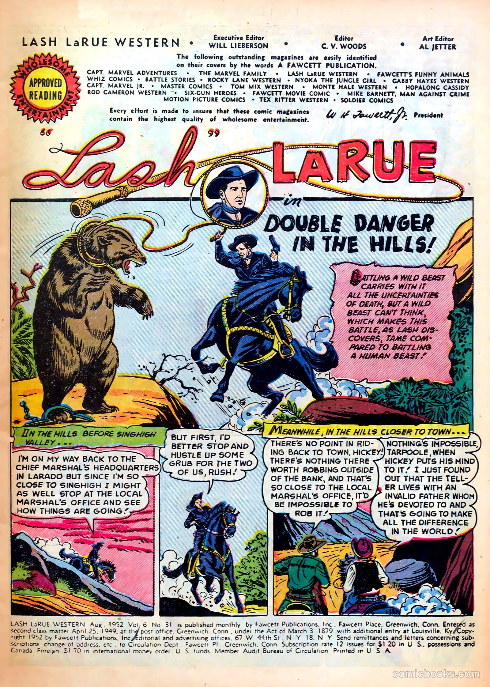 Lash LaRue Western #31 (1952) — page 3 of 36