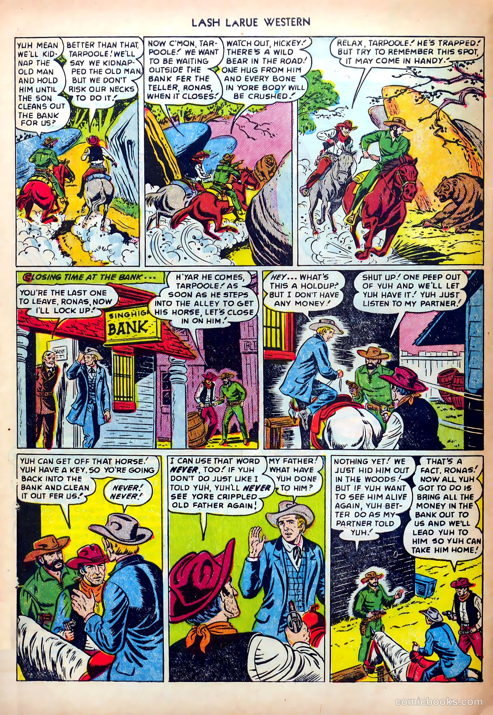Lash LaRue Western #31 (1952) — page 4 of 36