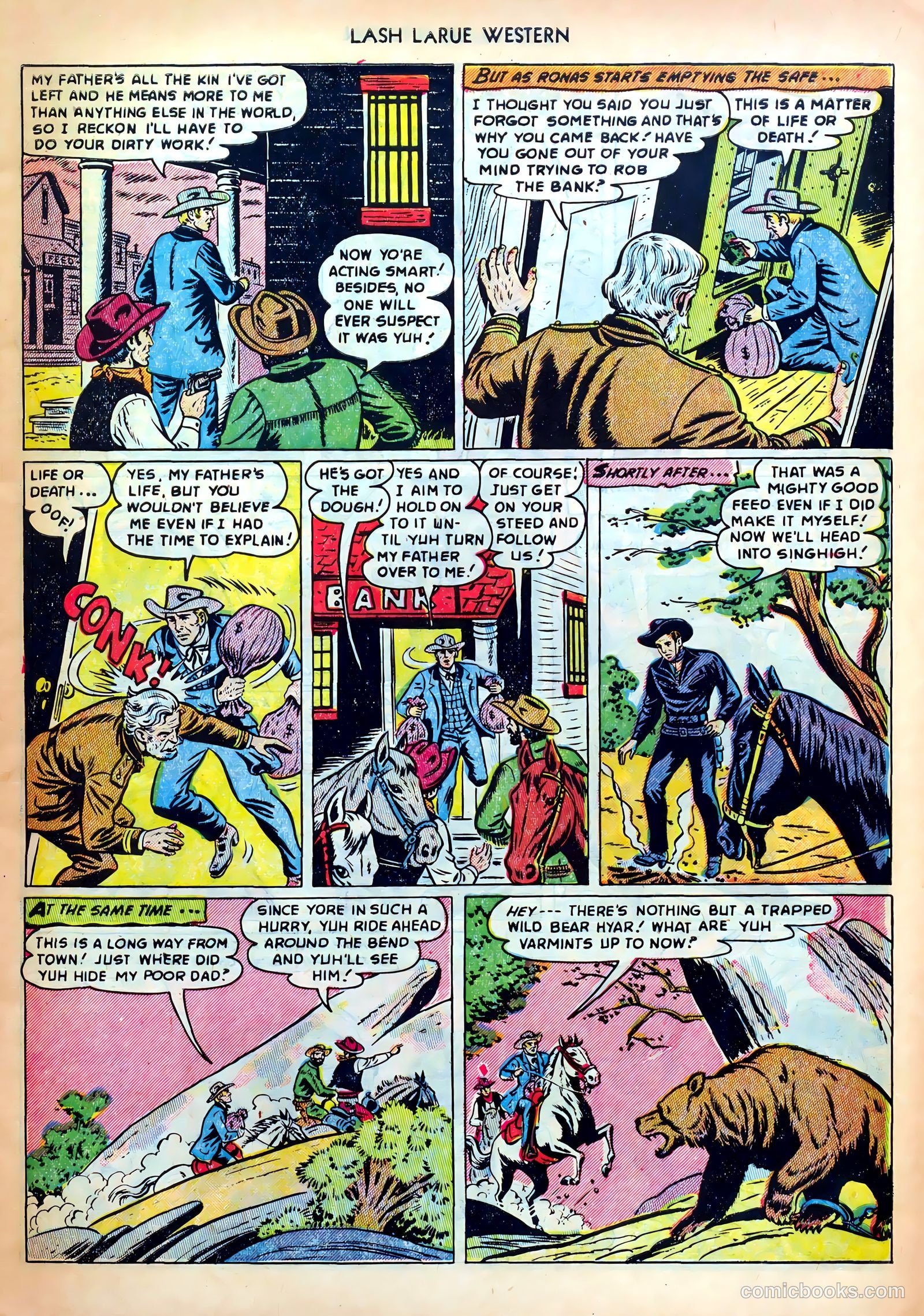 Lash LaRue Western #31 (1952) — page 5 of 36