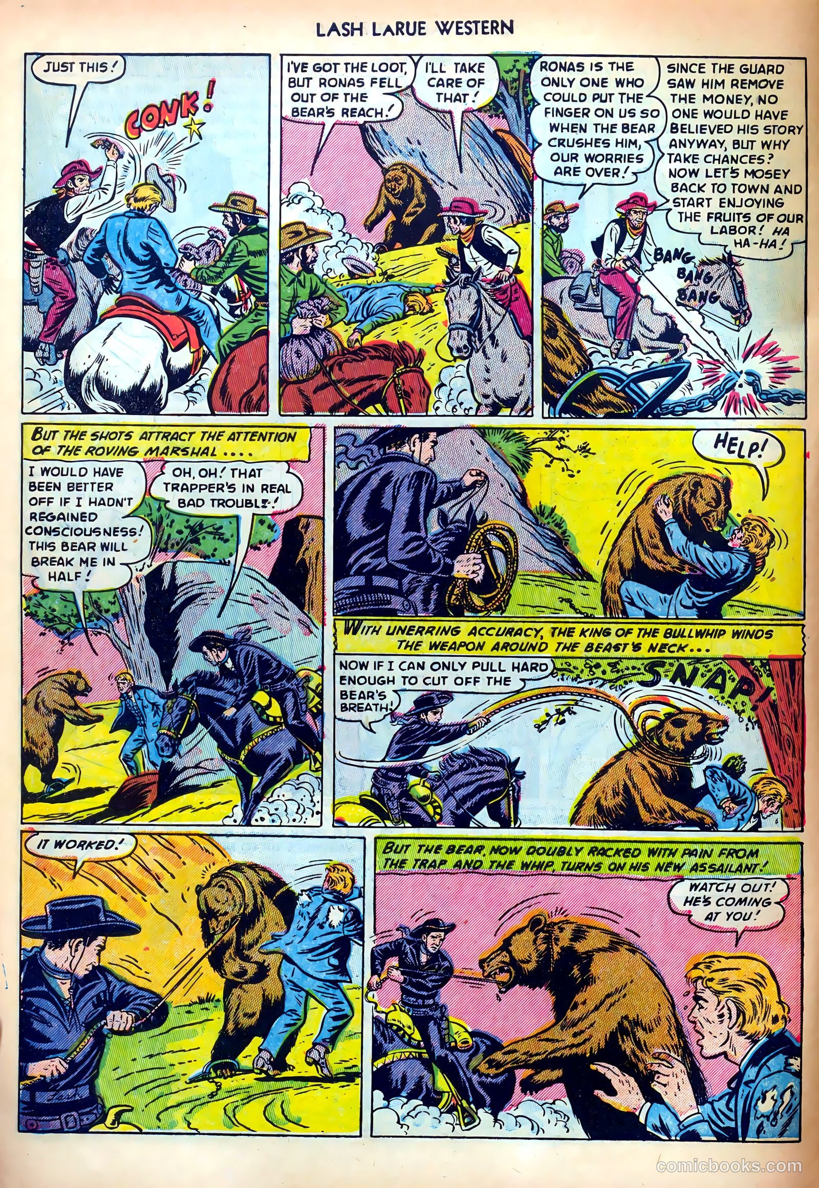 Lash LaRue Western #31 (1952) — page 6 of 36