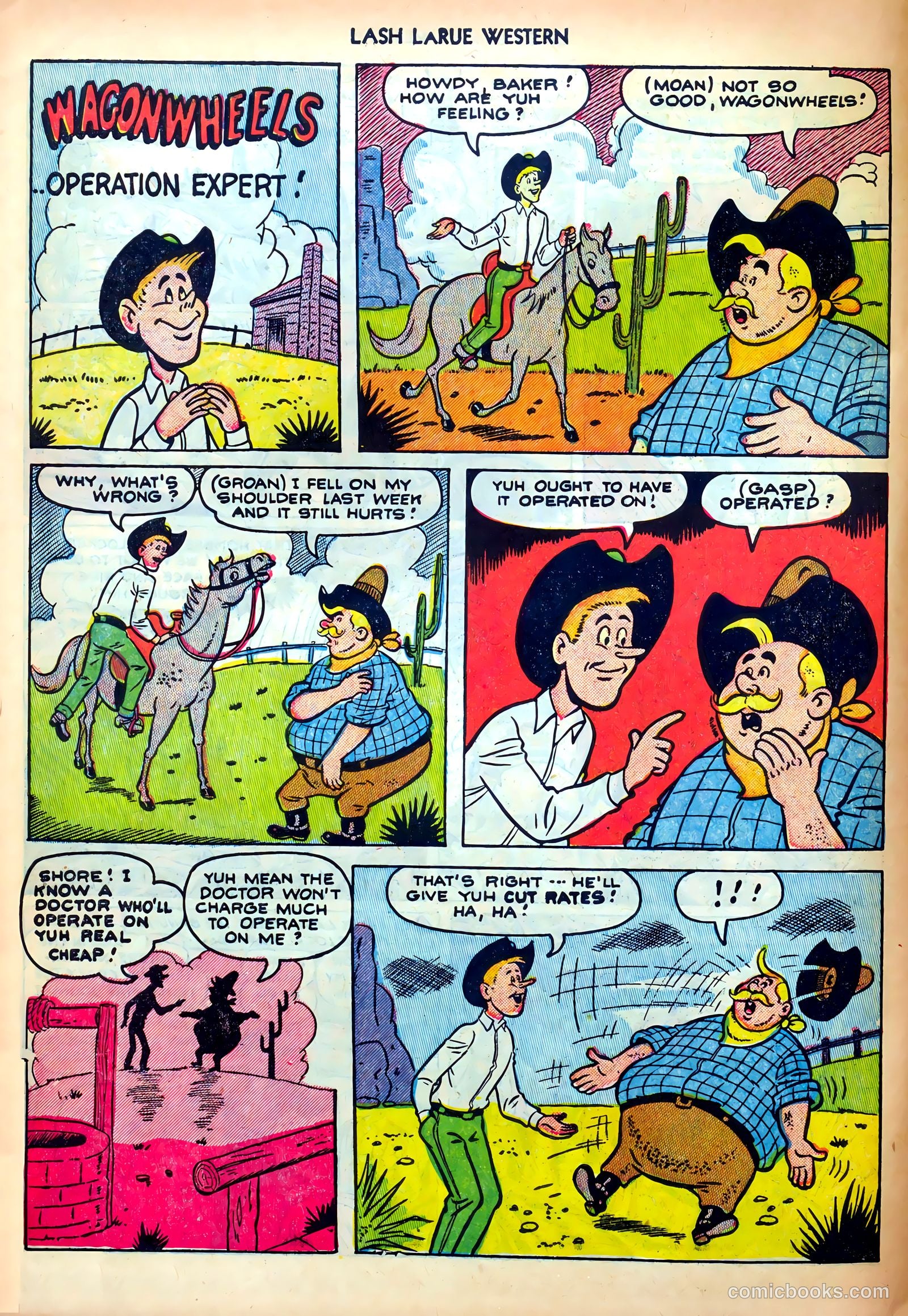 Lash LaRue Western #31 (1952) — page 10 of 36