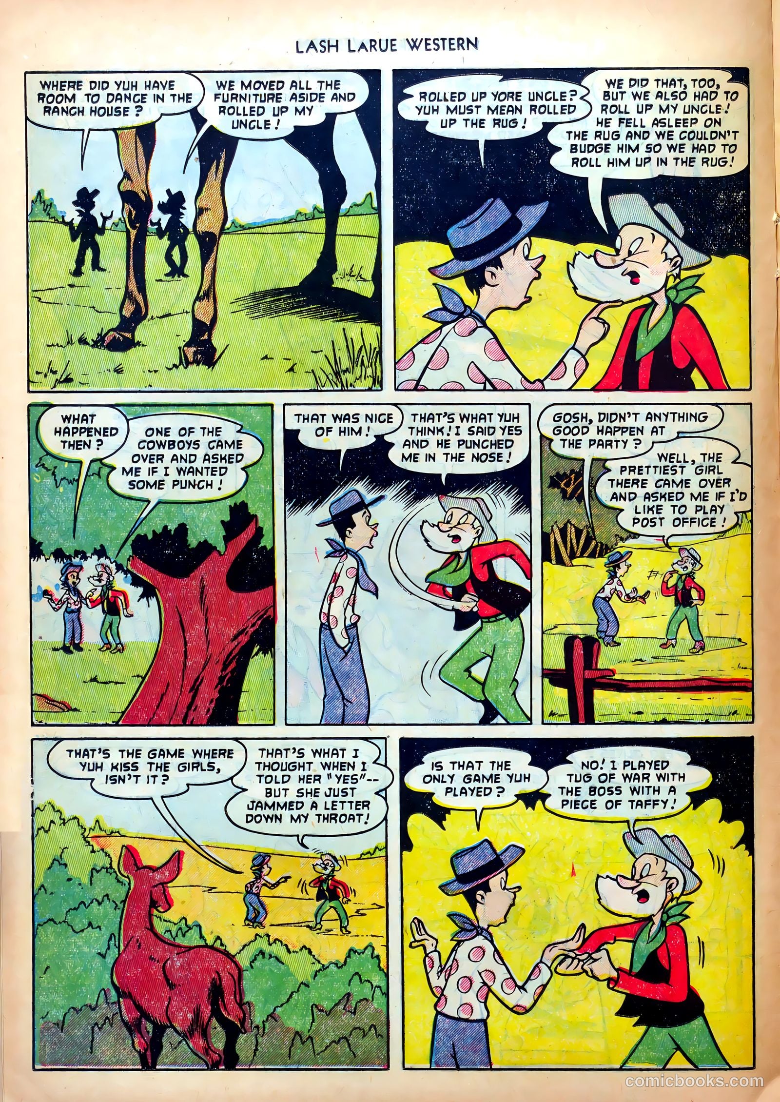 Lash LaRue Western #31 (1952) — page 16 of 36