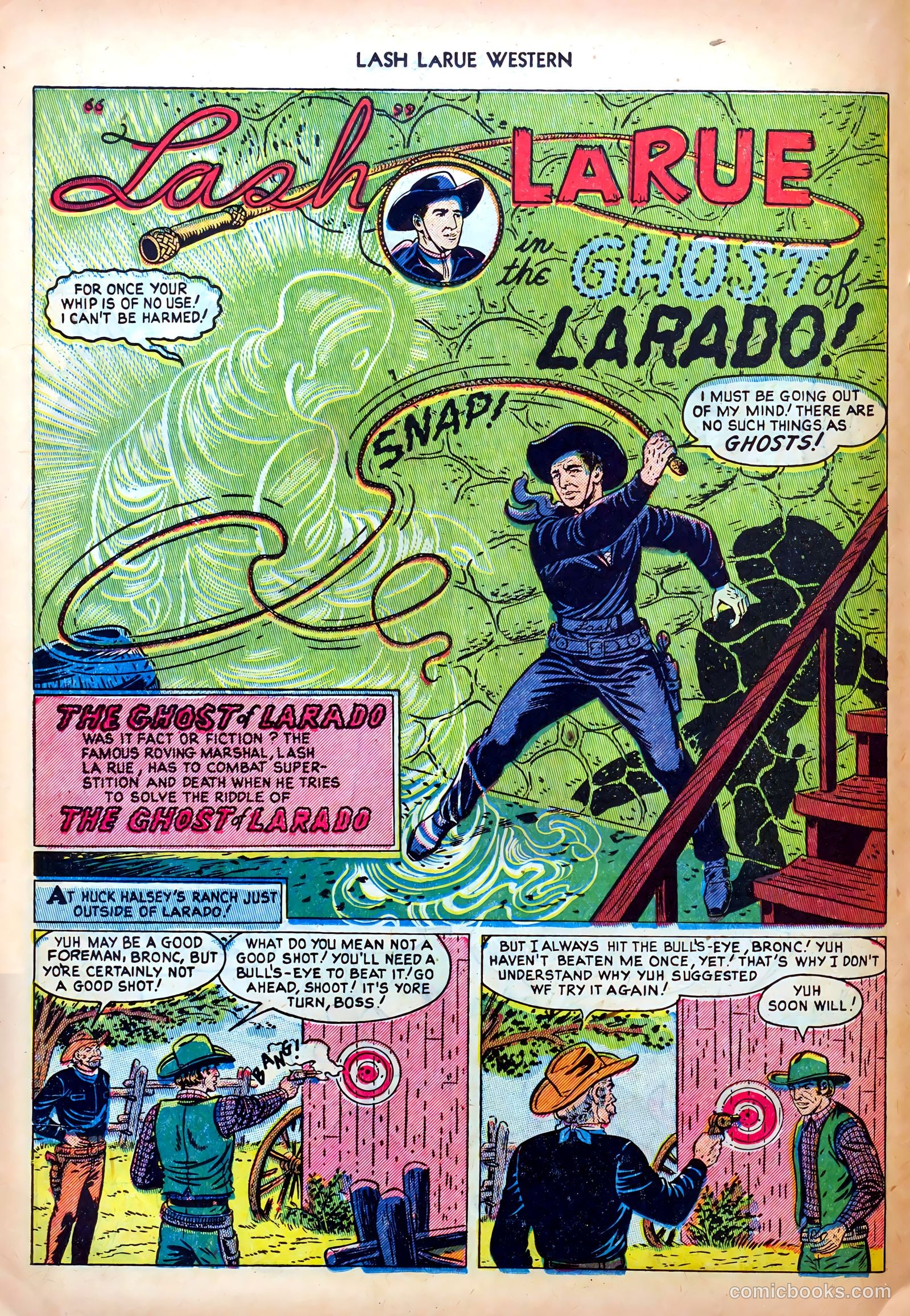 Lash LaRue Western #31 (1952) — page 18 of 36